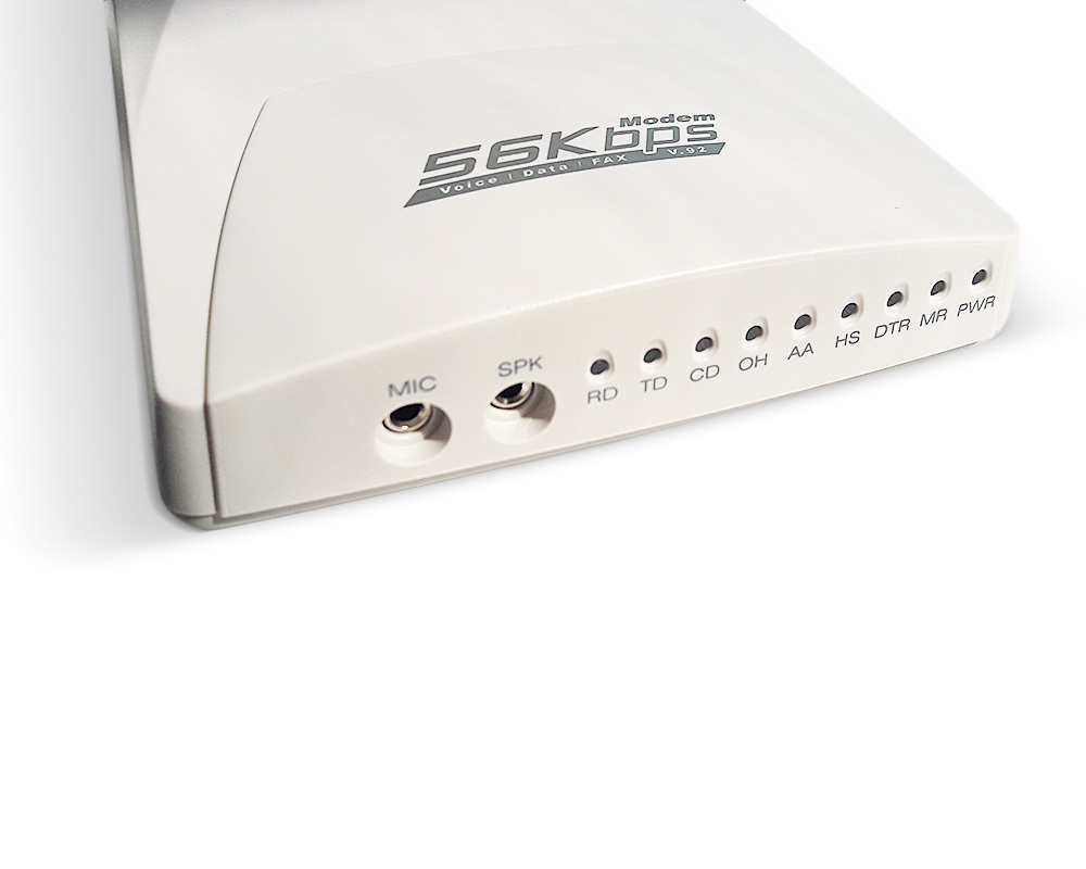 Dial UP Internet modem external GVC SF1156V/RF Serial port (RS-232), TAIWAN