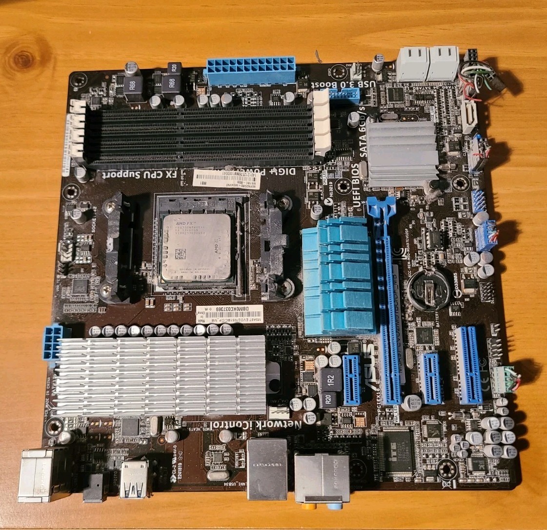 ASUS M5A97 EVO2/M51BC/DP_MB Motherboard With AMD FX CPU. UNTESTED