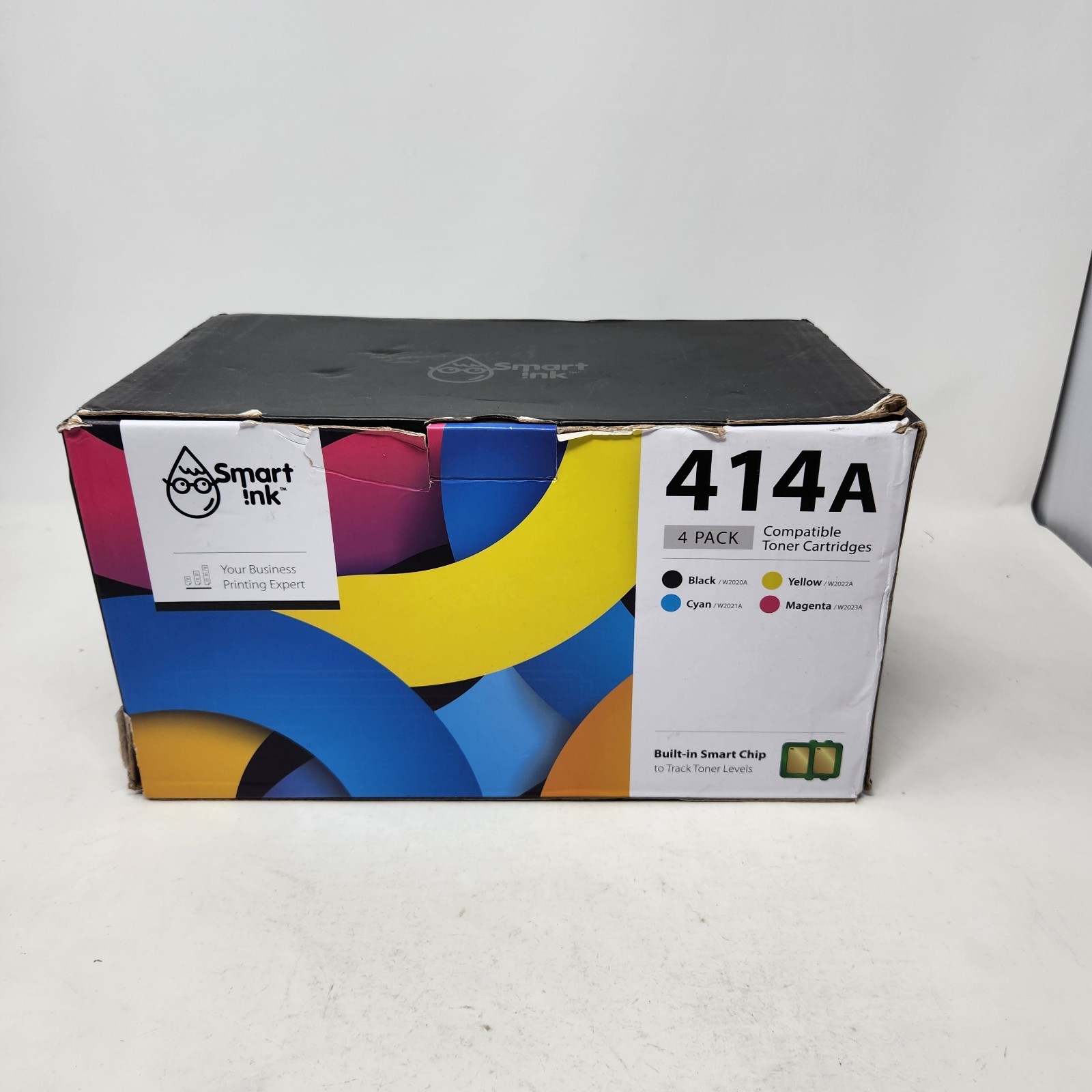 Smart Ink 4 Pack 414a Toner Cartridge (with chip) Open Box Unused 