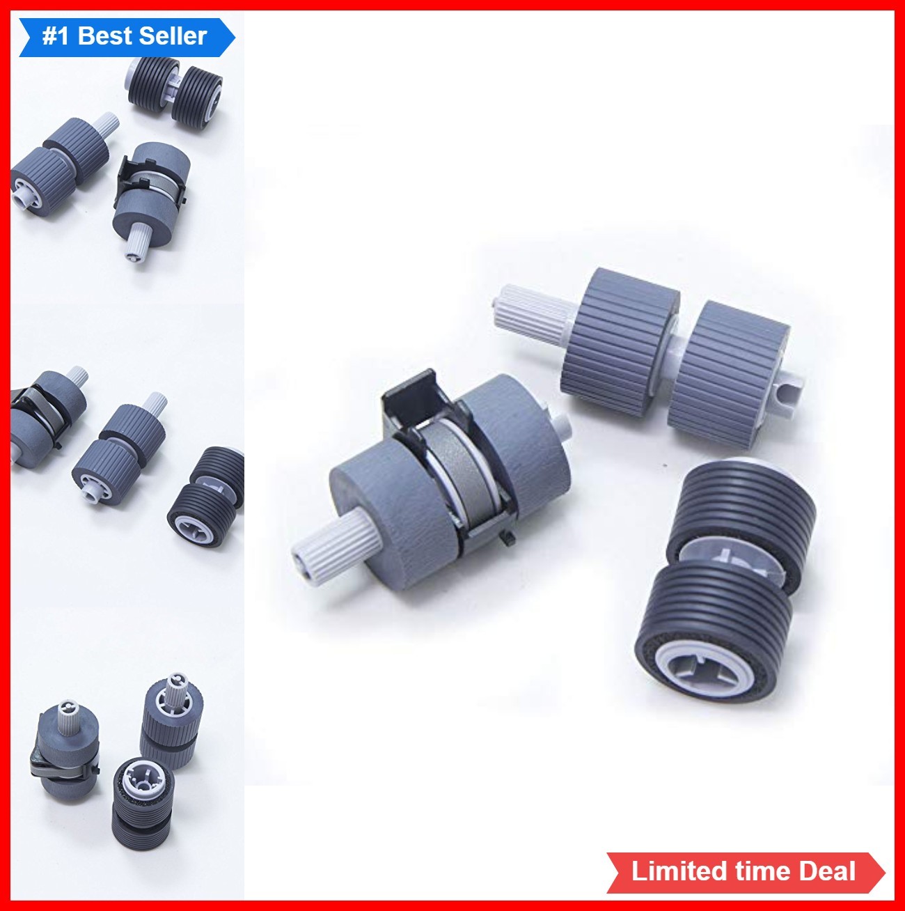 Scanner Roller Kit Pick and Brake Roller Replacement 3 Piece for FI-6670 6770