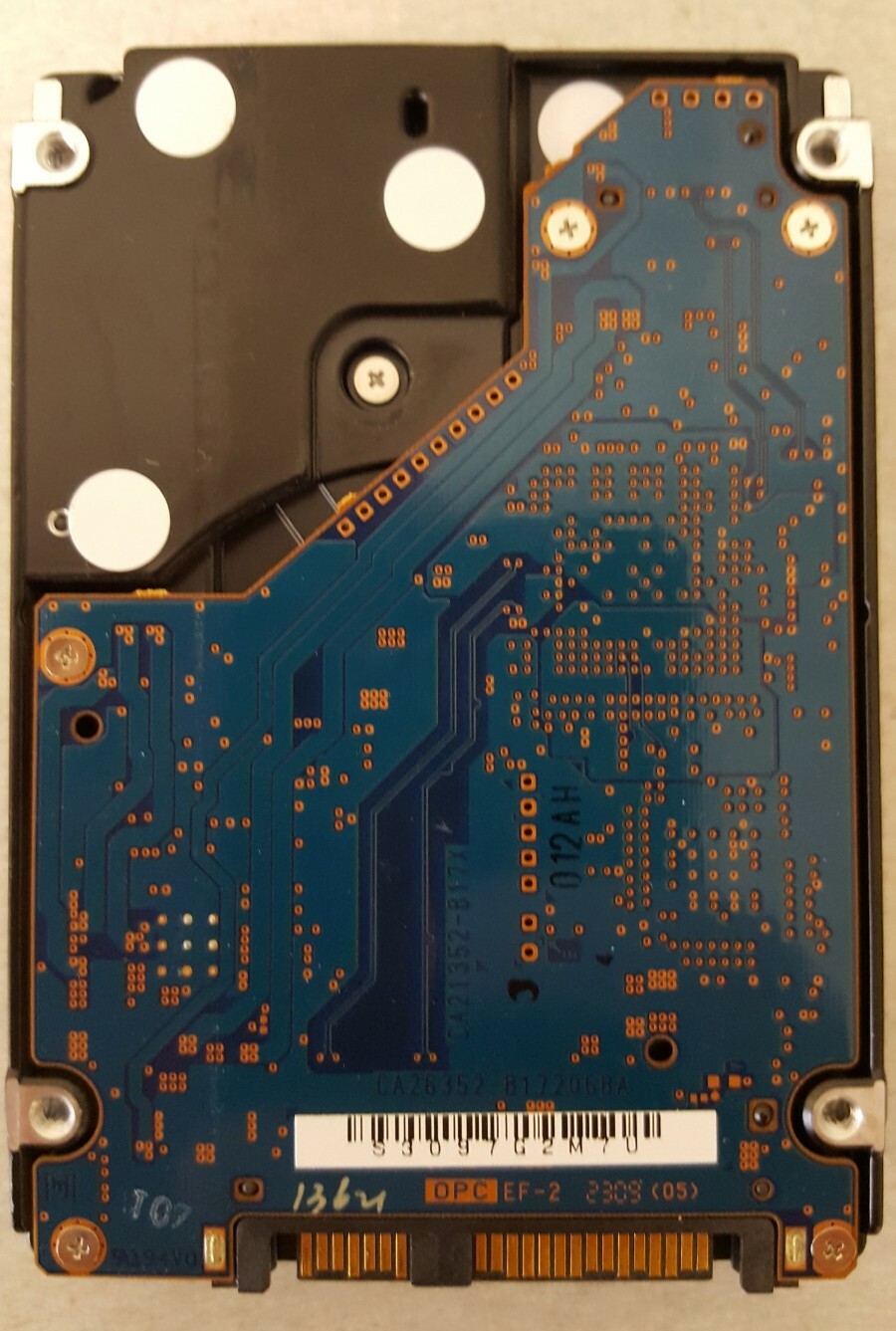 IBM pcb: CA21352-B17X, SAS 146Gb IBM System X, PCB only no drive