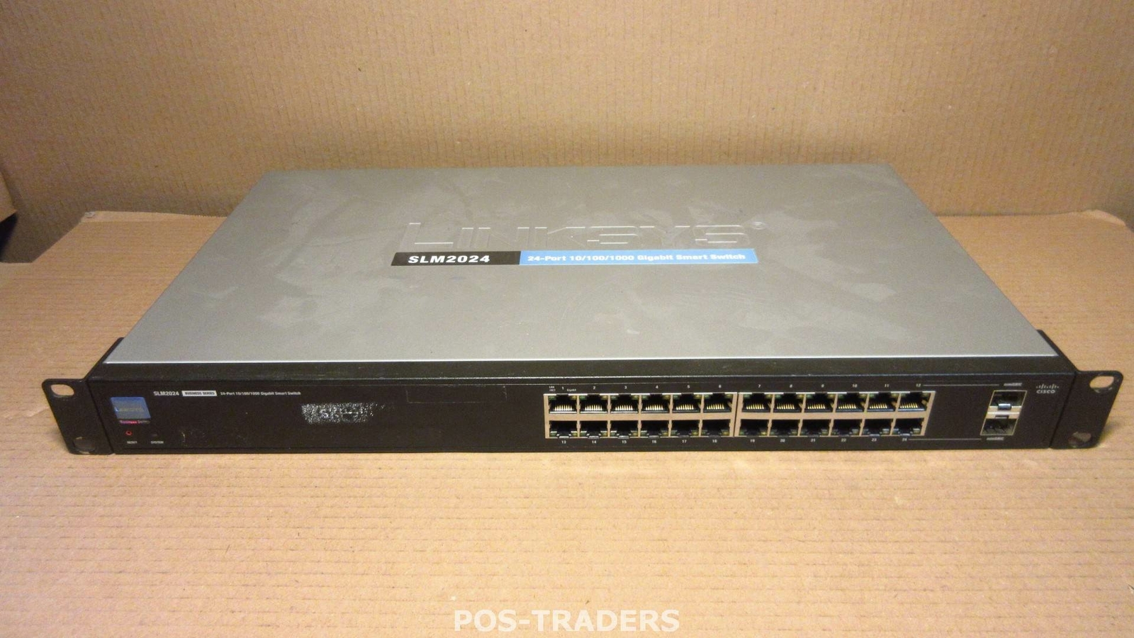 CISCO SLM2024 Small Business 24-Port Gigabit + 2x SFP Ports Smart Switch