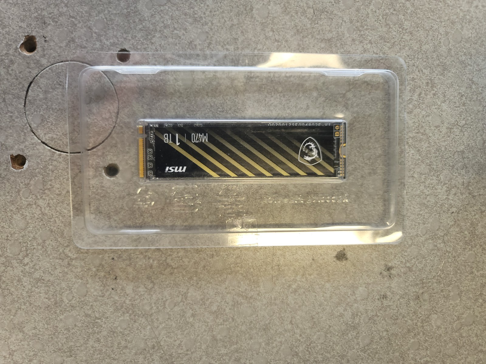 MSI SPATIUM M470 PRO PCIe 4.0 NVMe M.2 2280 1TB PCI-Express 4.0 x4 SSD