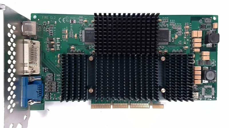 3892D301 ati fire GL2 64MB agp dvi vga workston card graphics gl T3 graphic vga