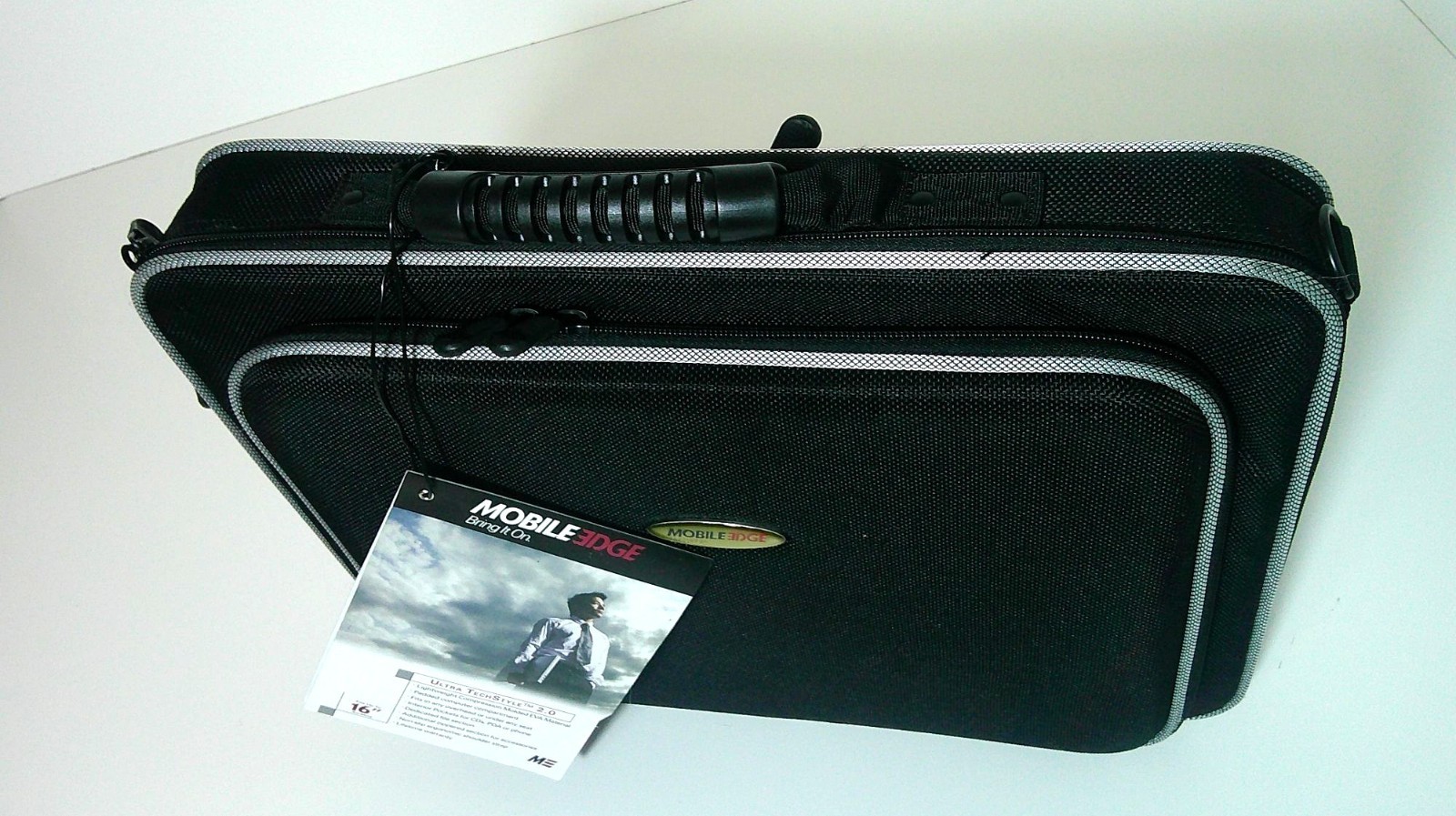 Mobile Edge Ultra TechStyle 2.0 16" Laptop Case Black Multi-Compartment Design