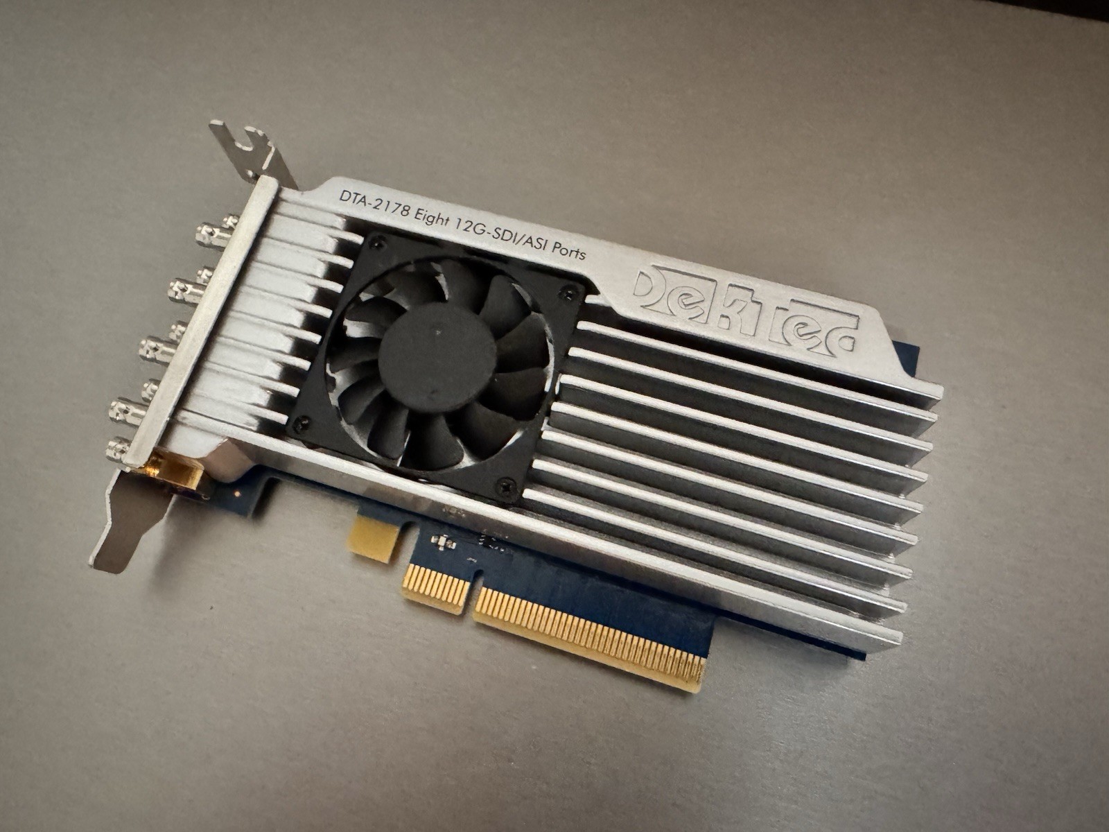 DekTec DTA-2178 Low Profile PCIe Card | 8X 12G-SDI/ASI Ports
