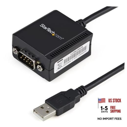 StarTech 1-Port FTDI USB to Serial RS232 Adapter, TAA (ICUSB2321F) 6ft