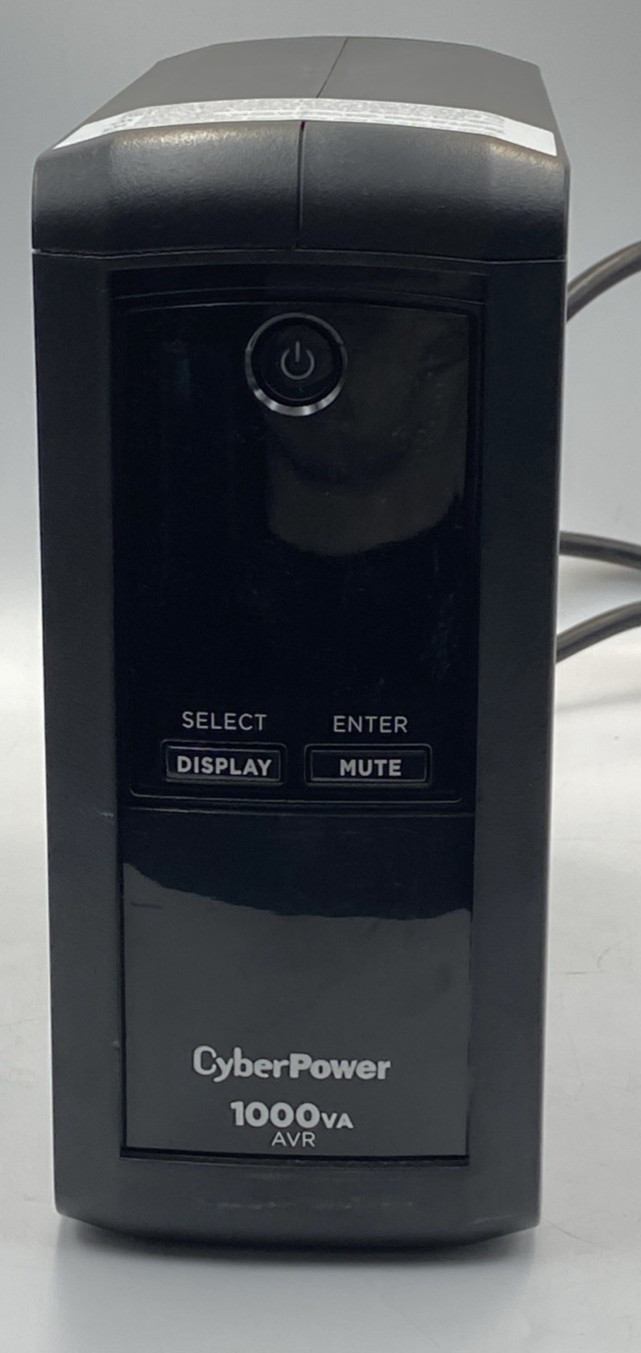 CyberPower 1000VA AVR Desktop UPS CP1000AVRLCDa 8 Outlets LED Display - No Batts