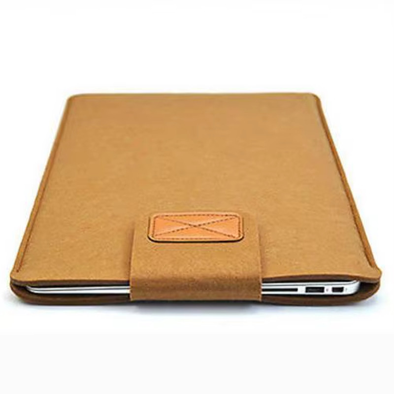 Felt Sleeve Slim Tablet Case Cover Bag for Macbooks Air Pro 11 13 15 Inch Solid 