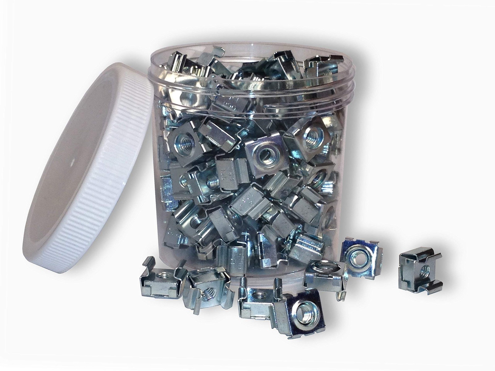 Zinc 1032 Cage Nuts 100 PCS USA Made Server Rack Mounting Hardware