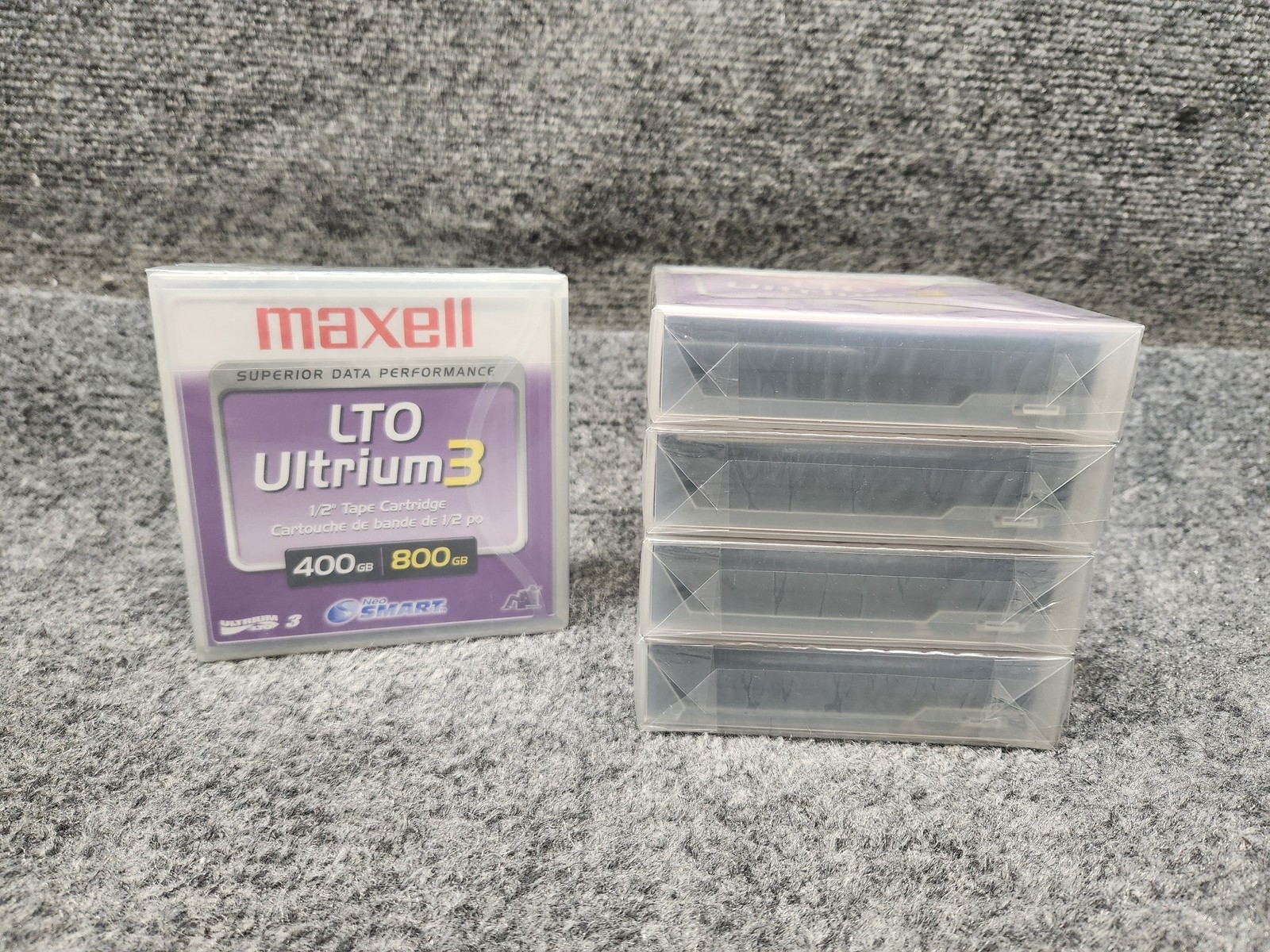 Maxell LTO Ultrium 3 1/2" Tape Data Cartridge 400GB/800GB *Lot of 5 NEW/SEALED*