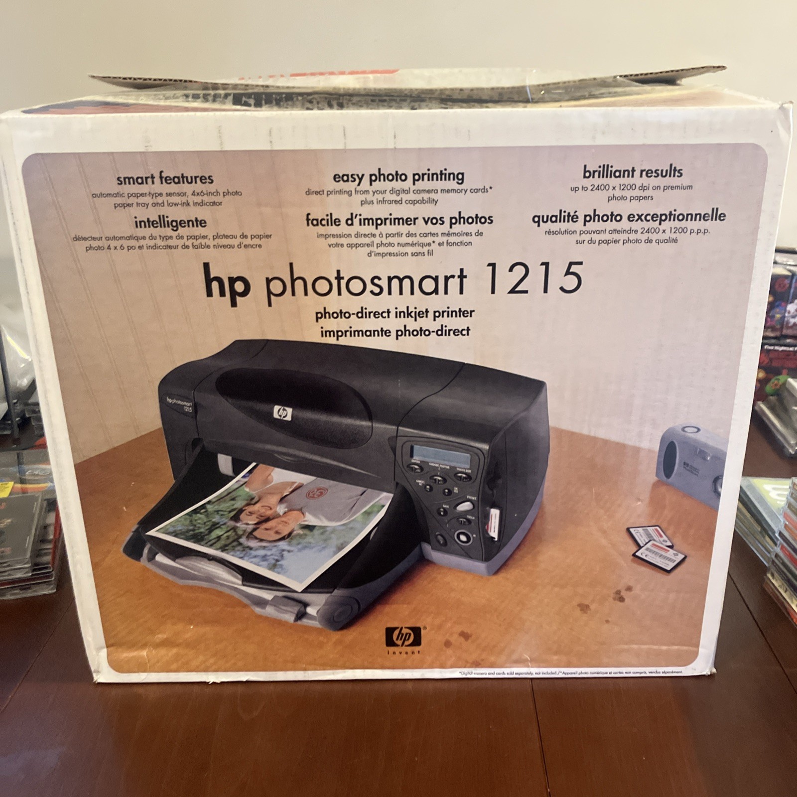 HP Photosmart 1215 Inkjet Color Printer, NEW