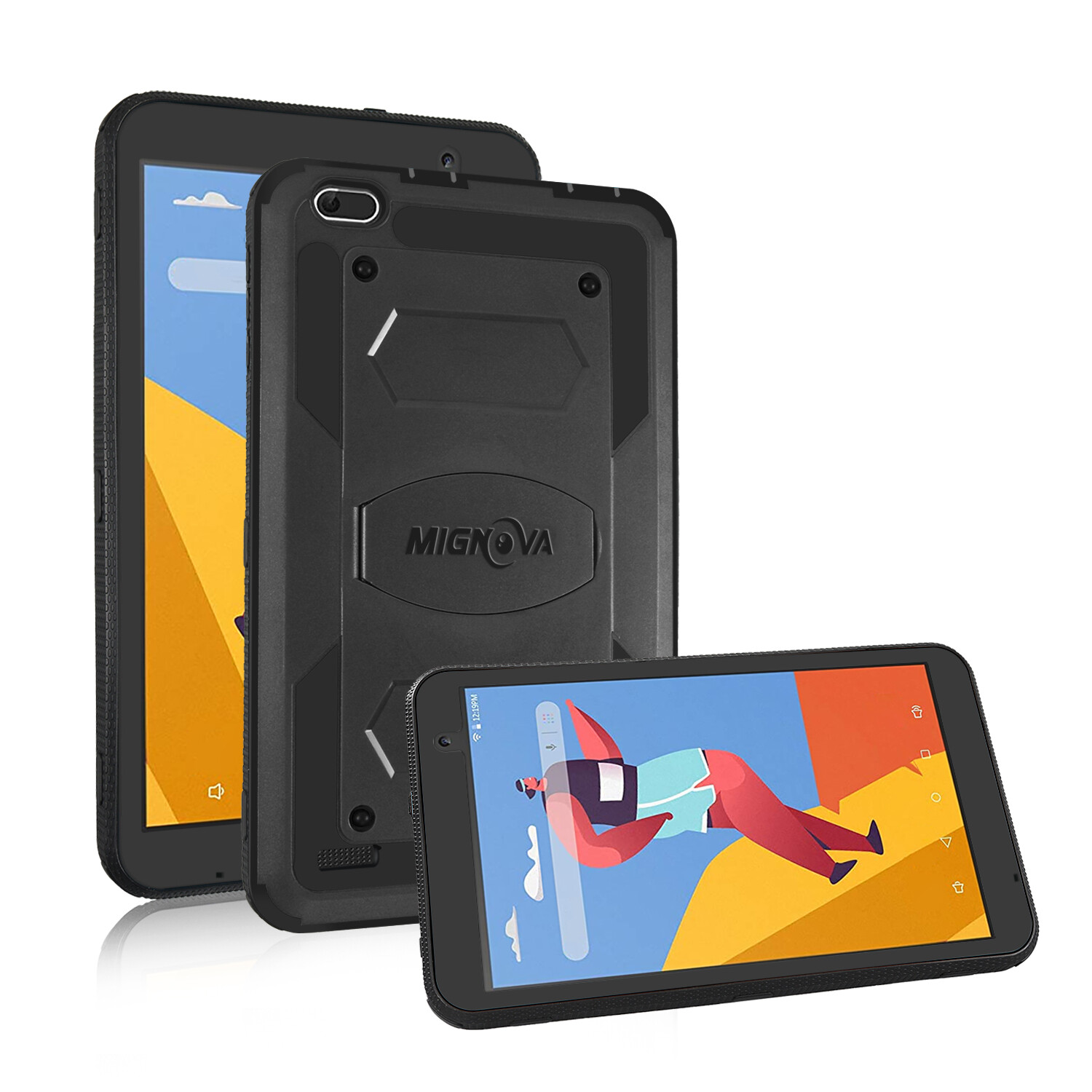 For VANKYO S8、Dragon Touch Y80、Winnovo M8 Case Rugged Hard Back Protective Cover