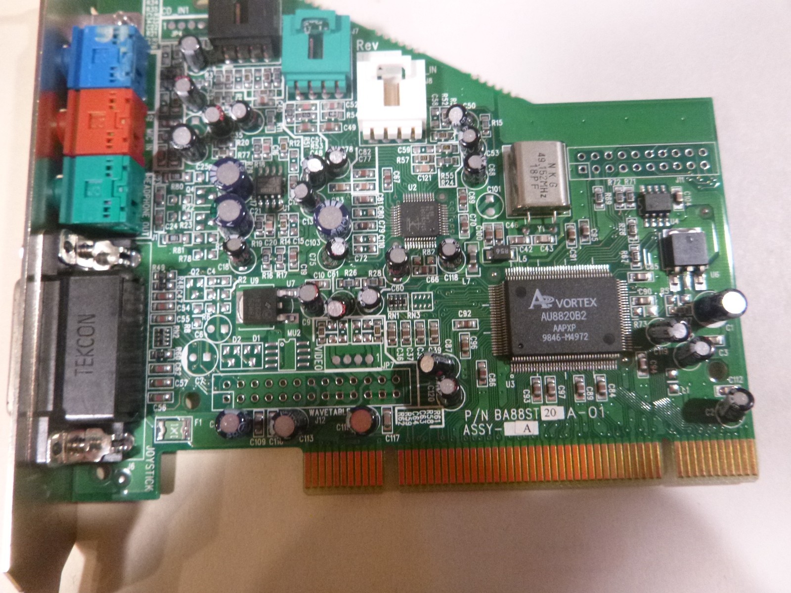 Turtle Beach Montego PCI Sound Card AU8820B2 Vortex A3D