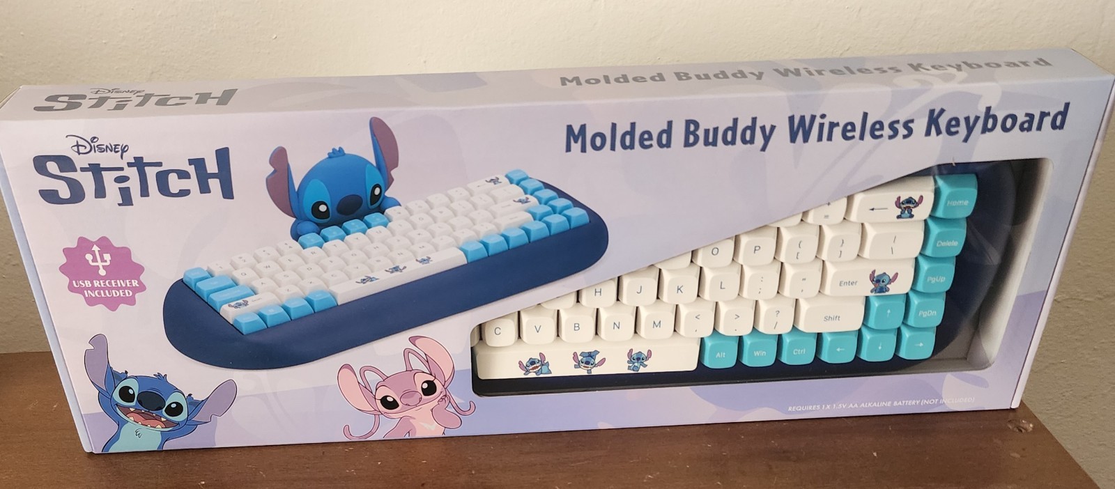 NEW Disney Stitch Molded Buddy Wireless Keyboard