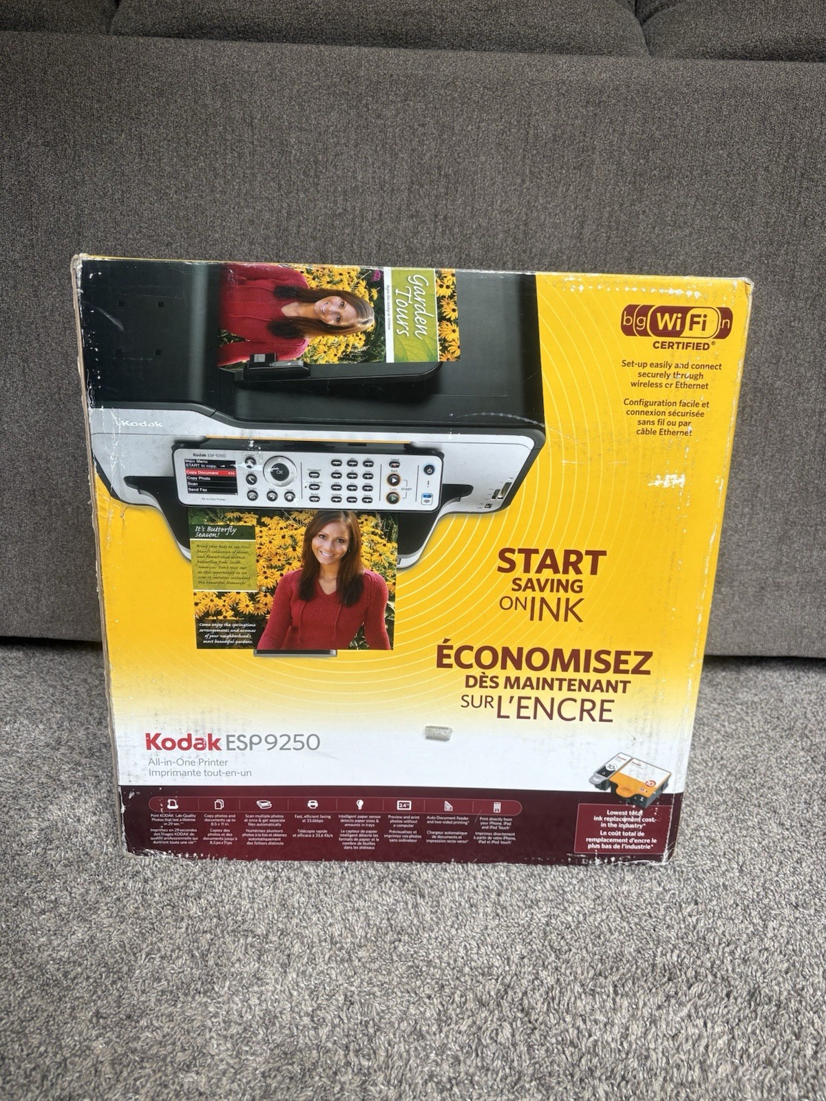 Kodak ESP 9250 Wireless All-in-One Color Inkjet Printer Brand New Sealed 2010