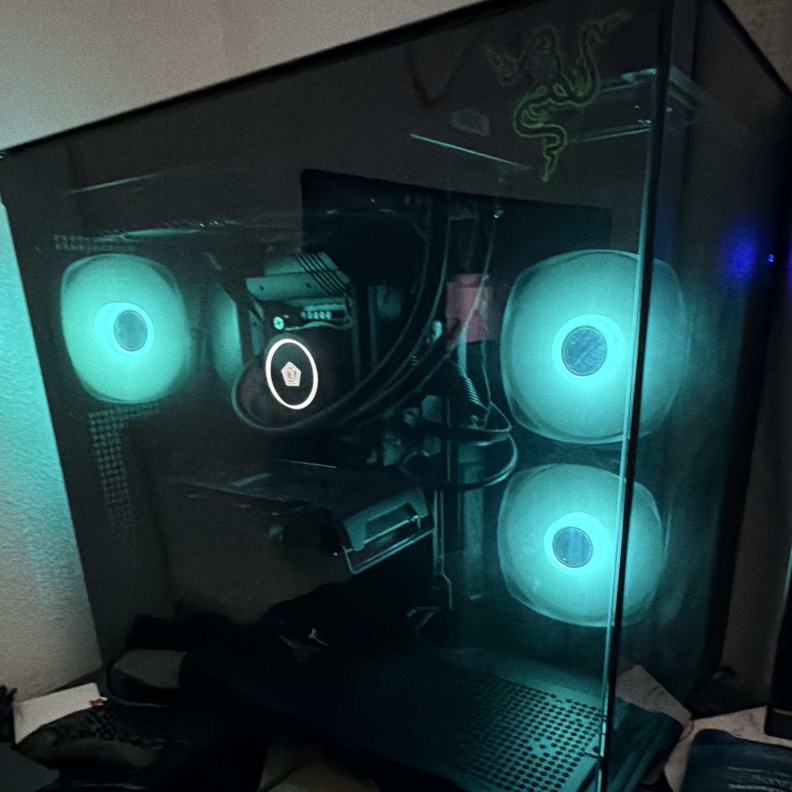Montech Gaming Desktop Tower PC Black RGB Lighting