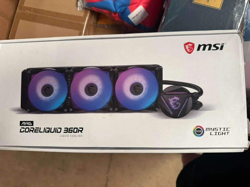 MSI MAG CoreLiquid 360R AIO Liquid CPU Cooler RGB Radiator
