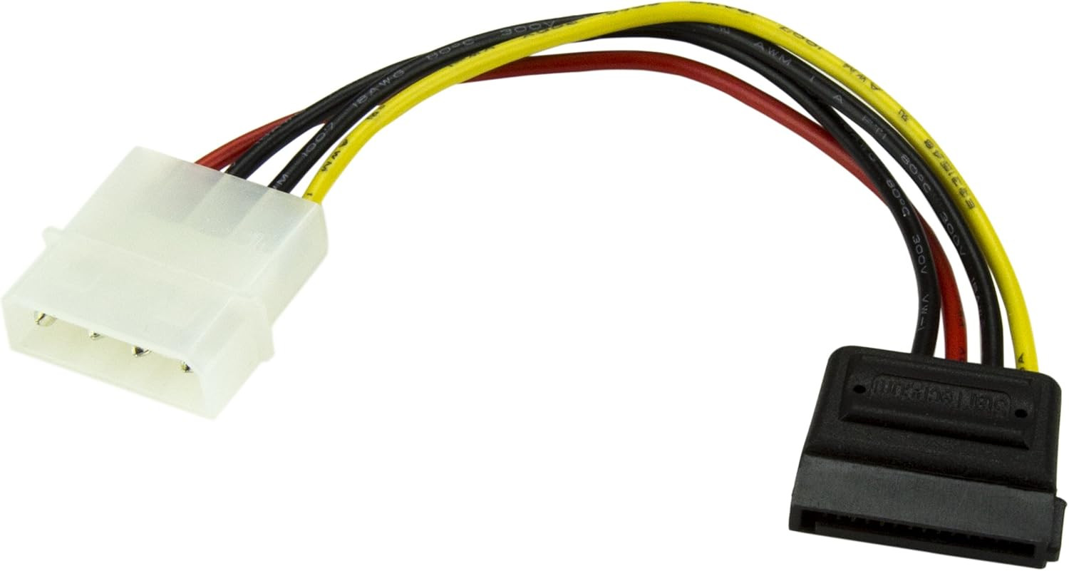 Startech 6In 4 Pin LP4 to SATA Power Adapter Cable (SATAPOWADAP)