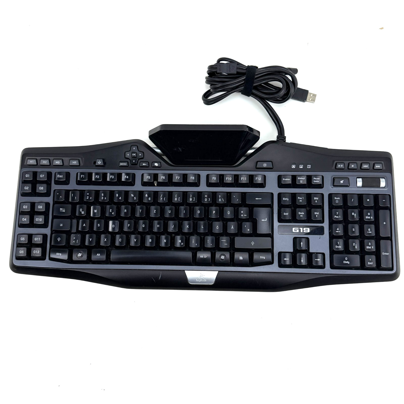 Logitech G19 Model Y-U0005 Gaming Keyboard LCD Display - No power cable