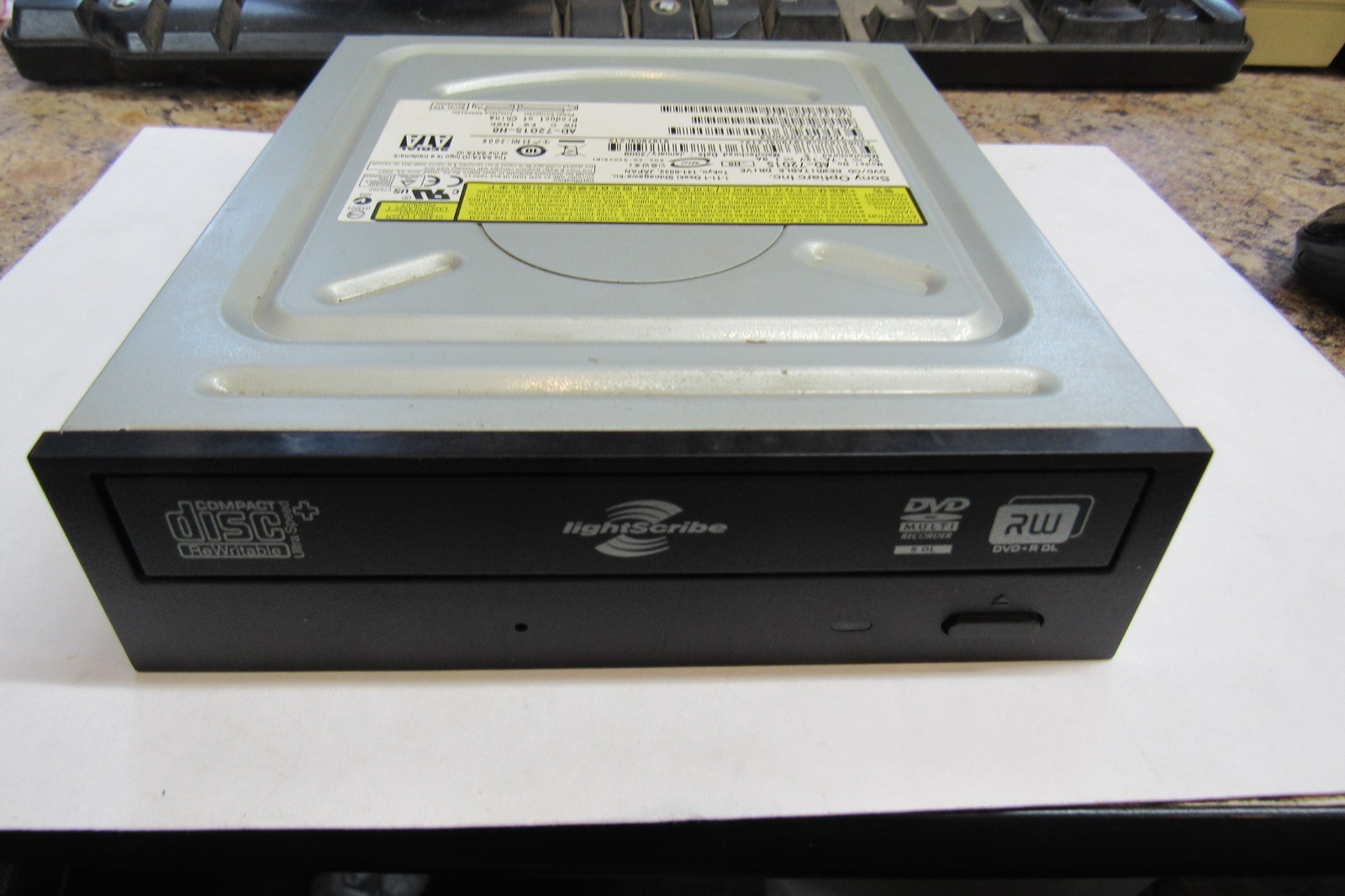 Sony NEC AD-7201S DVD/CD-RW SATA Optical Drive - TESTED