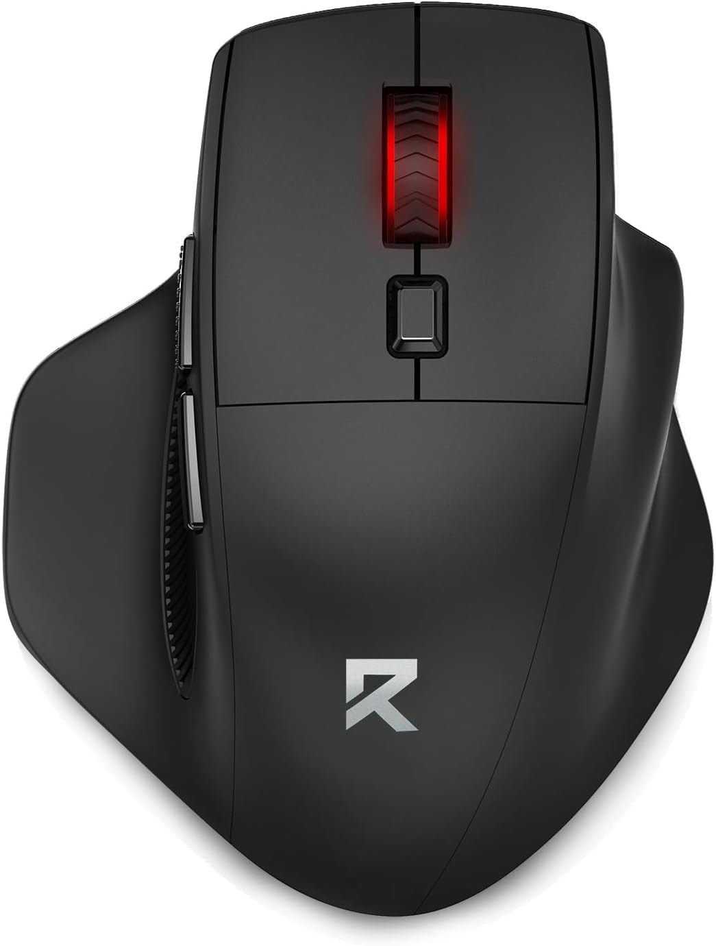 Big Wireless Mouse for Medium to Large Hands, 2.4GHz Ergonomic Computer Mouse, 6