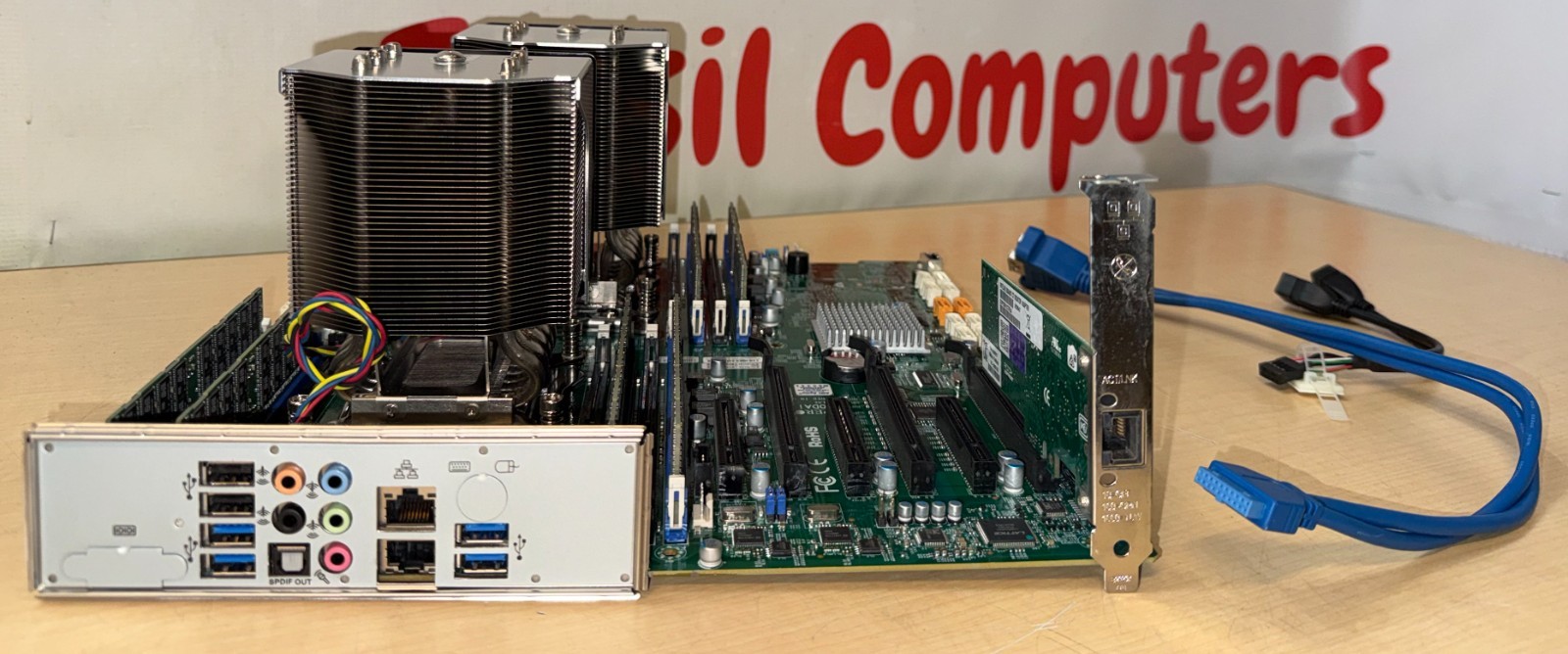 Supermicro X10DAI Dual-Socket Workstation Intel Xeon CPU E5-2640 @ 2.40GHz + RAM