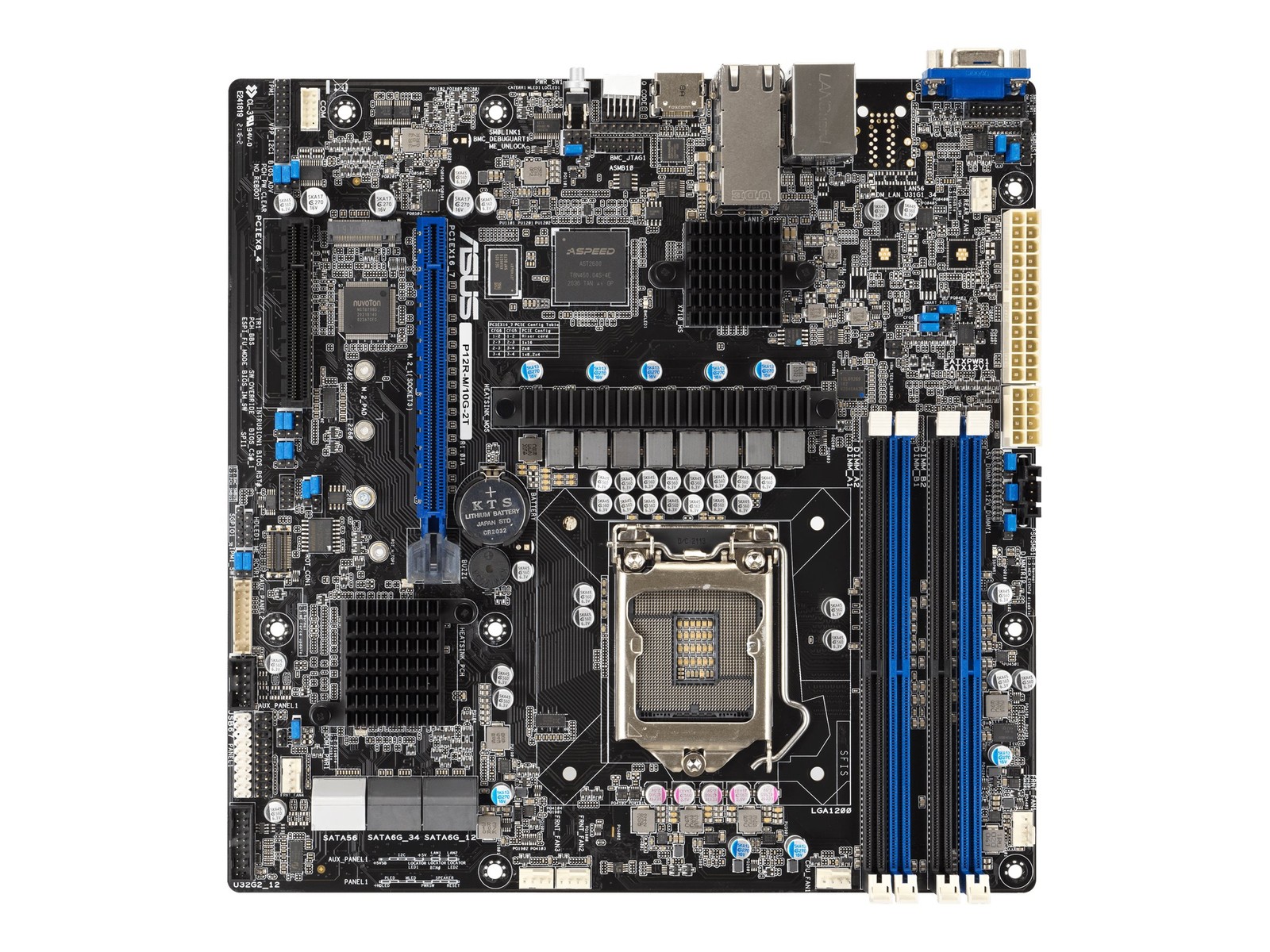 Asus P12RM/10G2T Server Motherboard LGA-1200 Micro ATX
