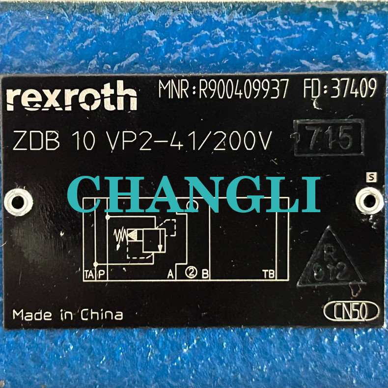 1PC ZDB10VP2-4X/200V R900409937 Bosch Rexroth Relief Valve  new via FedEx or DHL