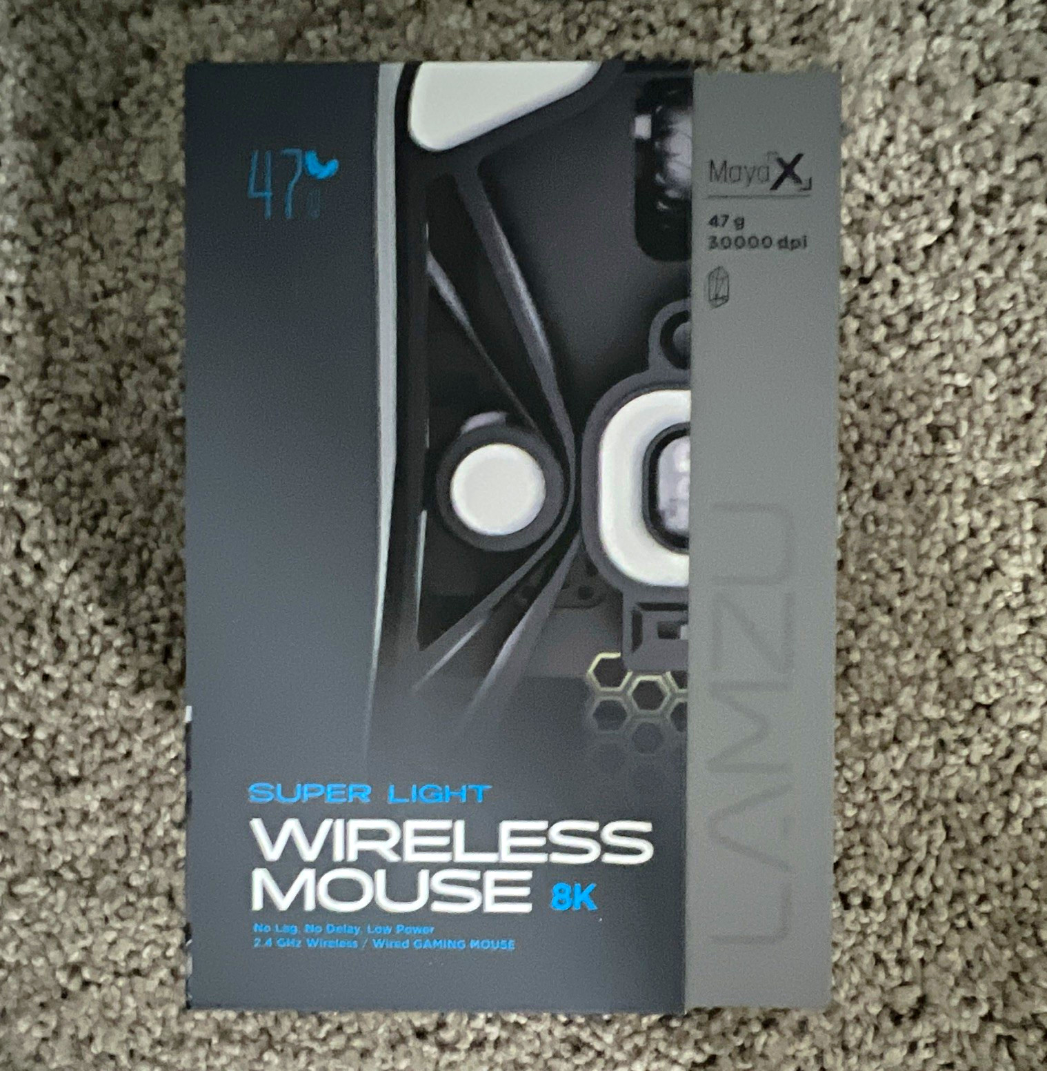 LAMZU Maya X Super Light Wireless/Wired Optical Gaming Mouse 30000 DPI 8K