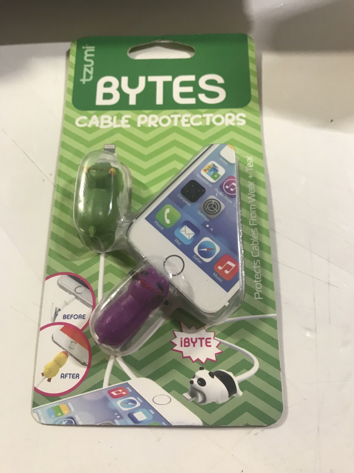 Tzumi - Bytes Connector Plug Protector (2-Pack) - Multicolor