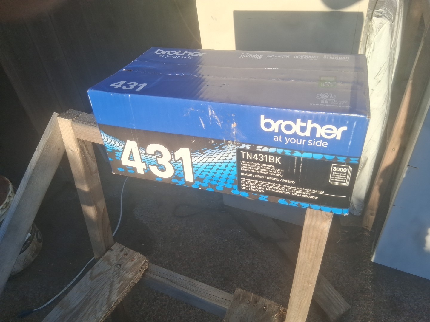 Brother TN-431BK  Sealed Retail Box. 