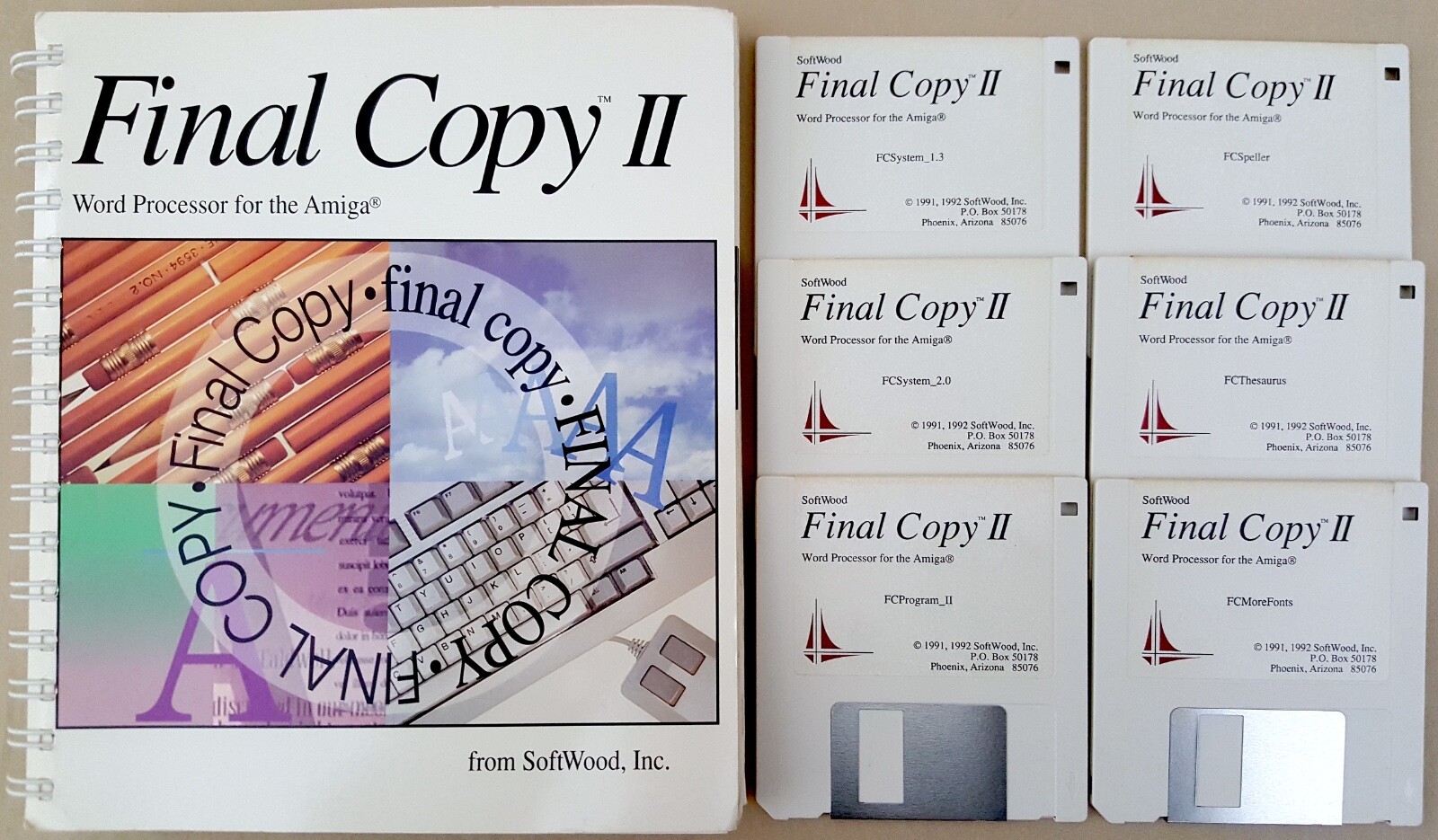 Final Copy II Word Processor ©1992 SoftWood for Commodore Amiga