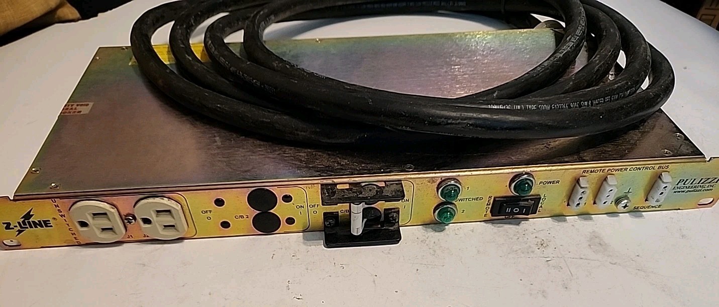 Z-Line TPC115-10-C-LT 10 Outlet Power Distribution Pulazzi Engineering 
