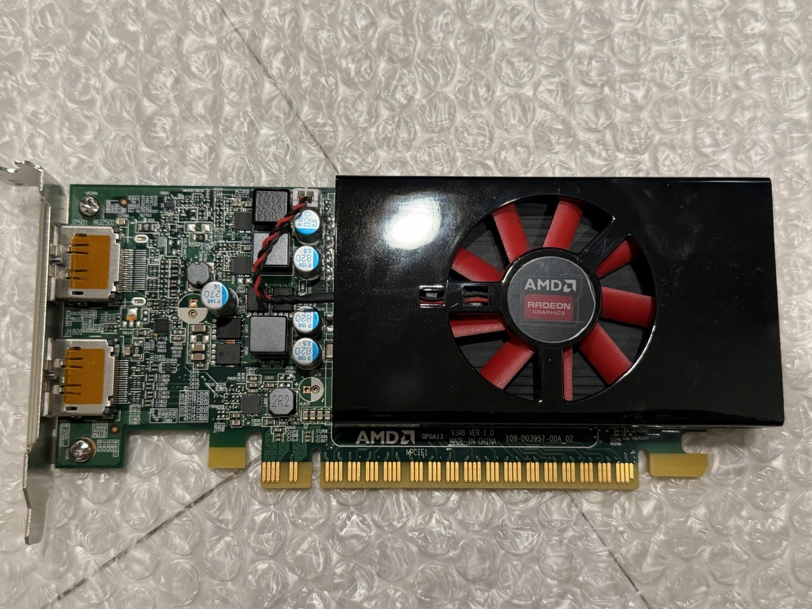 AMD Radeon MS-V346 R7 450 GPU 4GB DDR5 Low Profile Bracket Two Display Port.