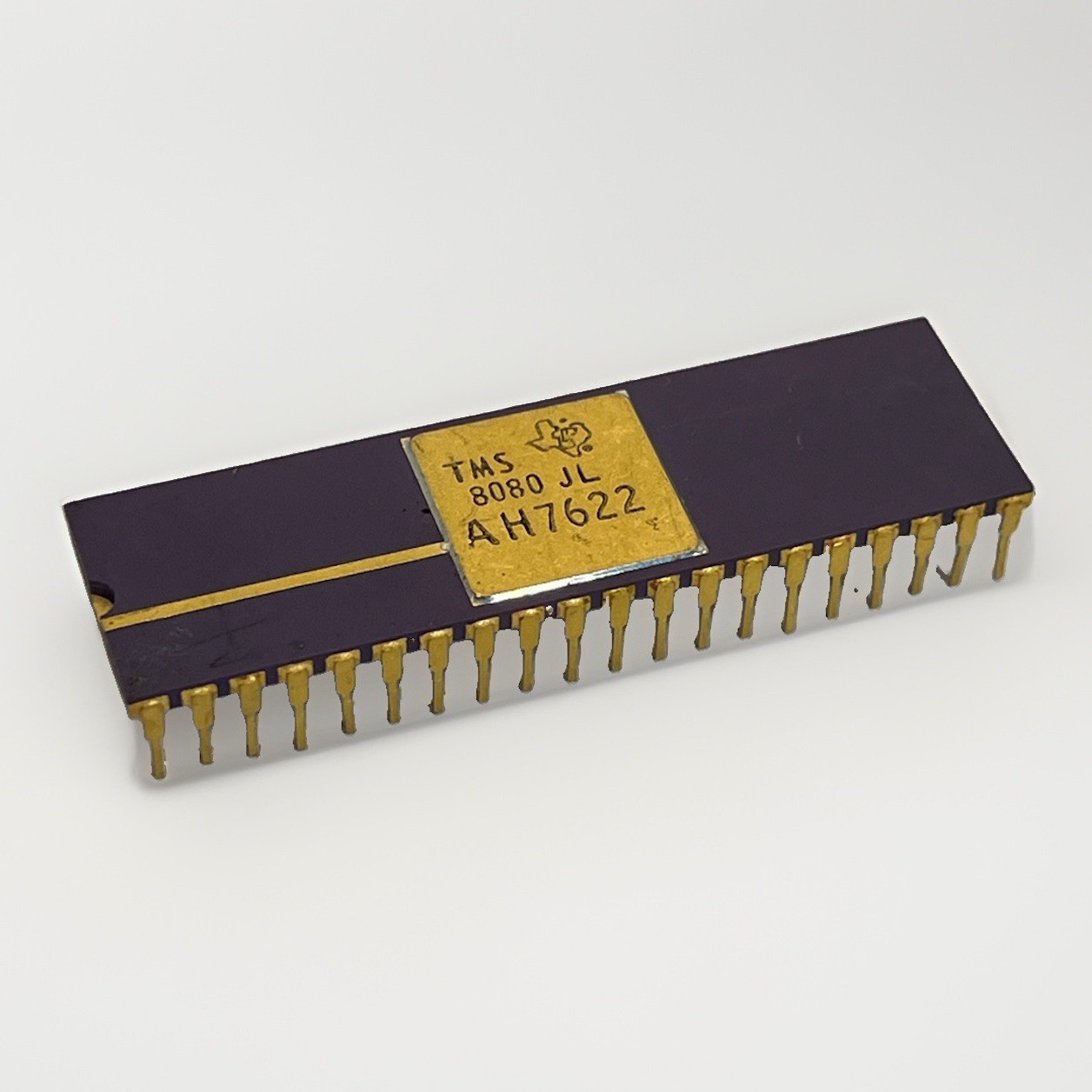Rare Texas Instruments TMS8080JL Ceramic Gold CPU Vintage 8-Bit Microprocessor