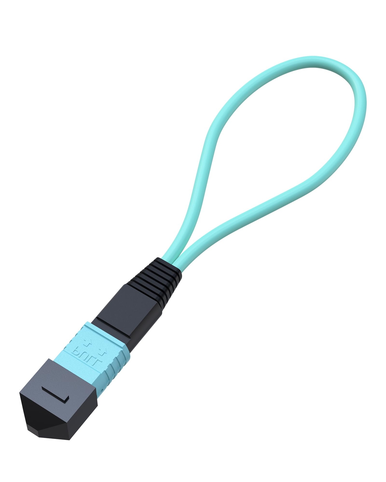 VANDESAI MPO to MPO Fiber Optic Loopback Test Cable, MTP/MPO 12-Fiber Loopbac...