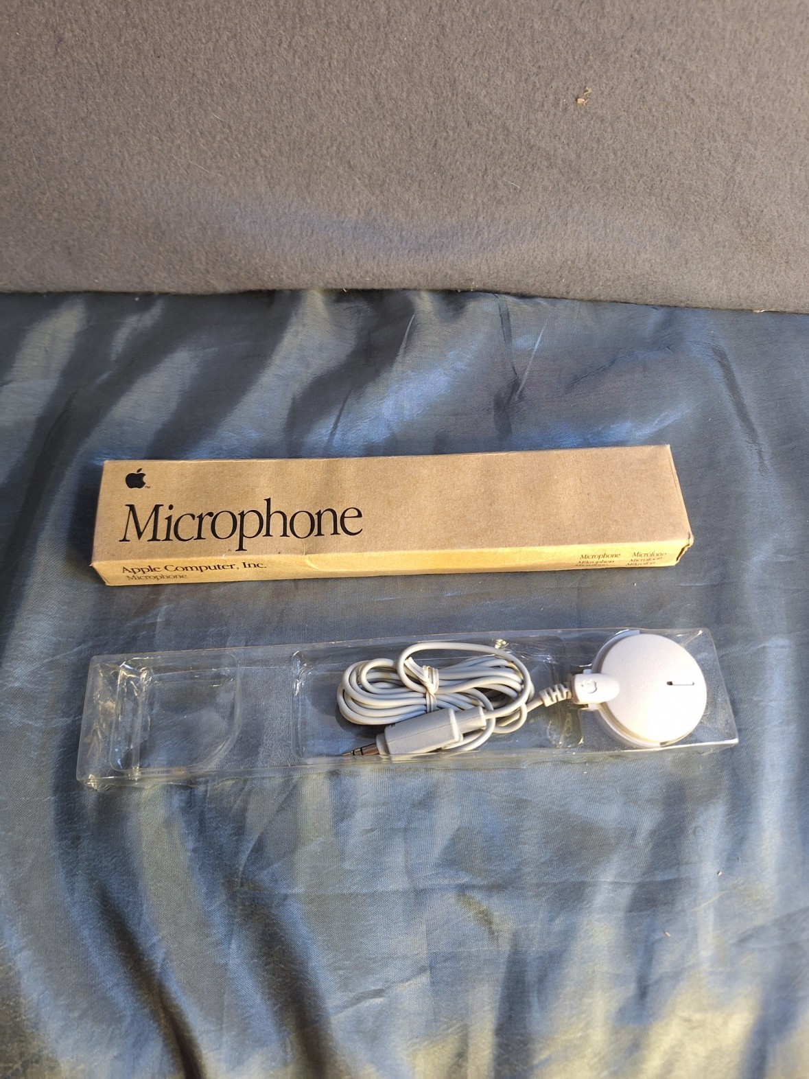 Vintage 1991 Apple Macintosh Computer Microphone 699-5103-B NOS Unused Rough Box