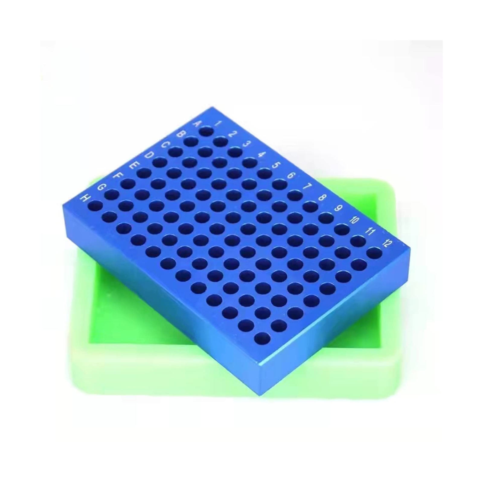 Aluminum Cooling Block - PCR Plate Cooler ，96-Well for 0.2 mL Tubes, Stri