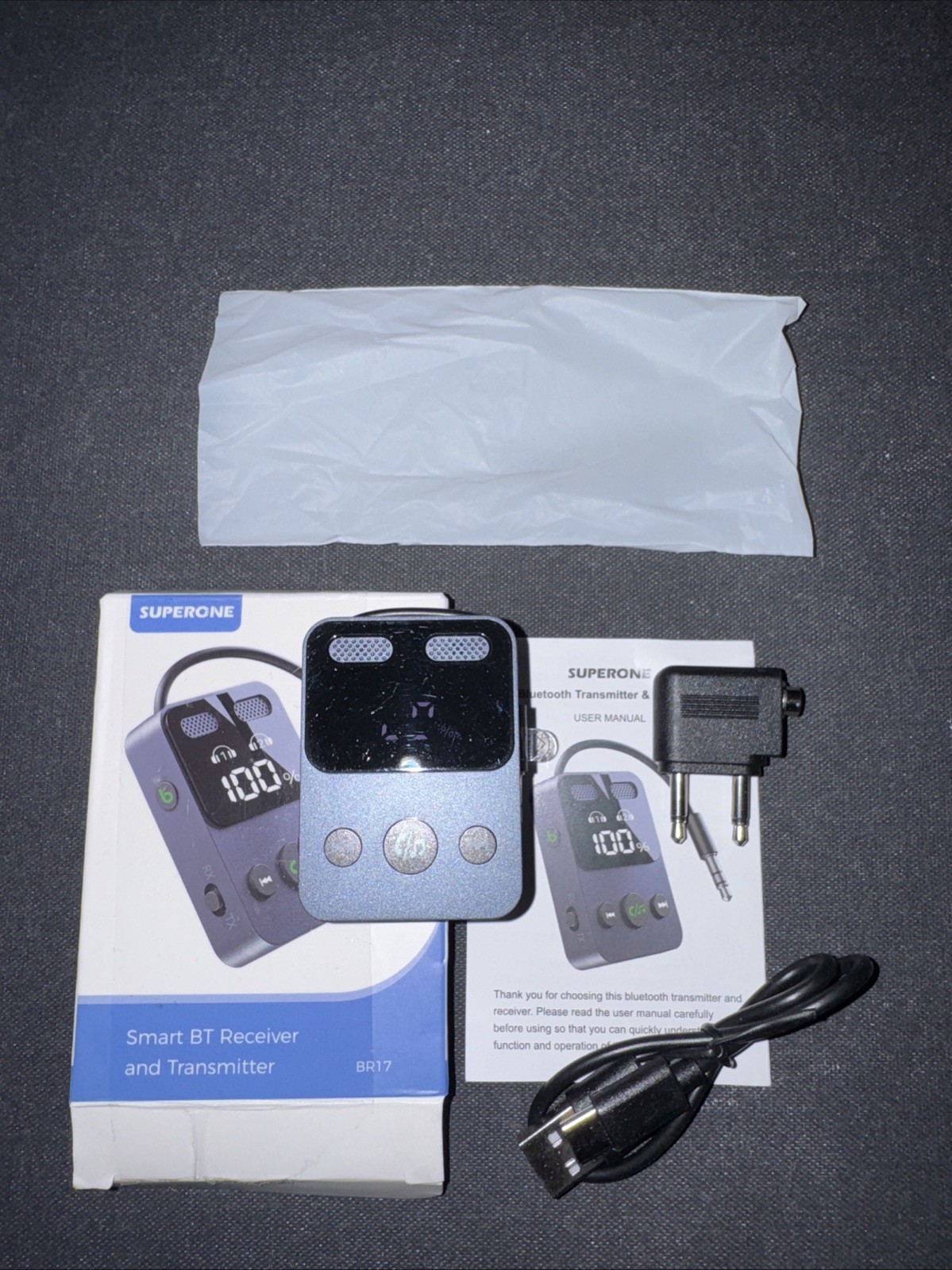 BT 5.3 Transmitter Receiver 2-in-1 Dual Connection