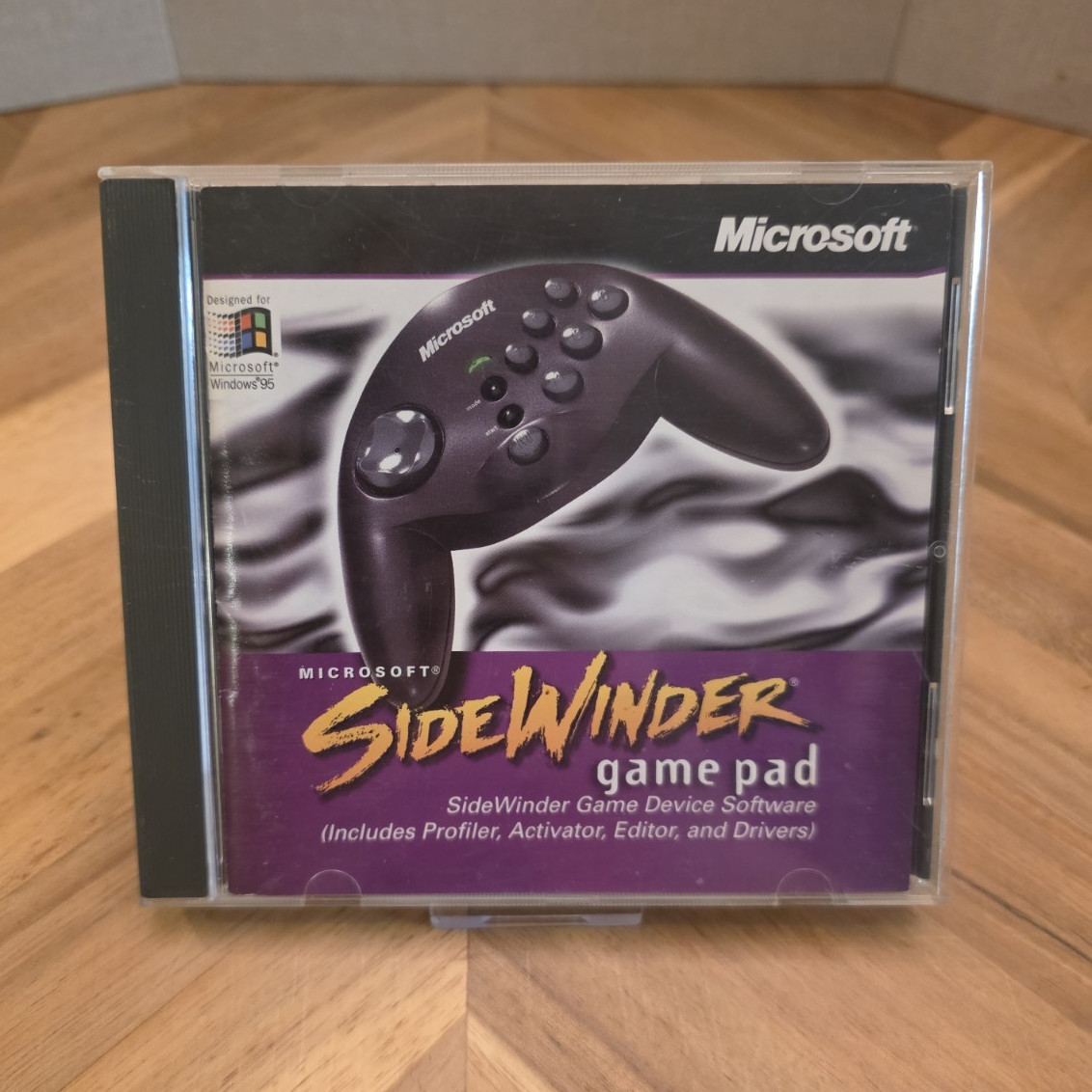 Microsoft SideWinder Game Pad Game Device Software CD Win 95 English X03-37531