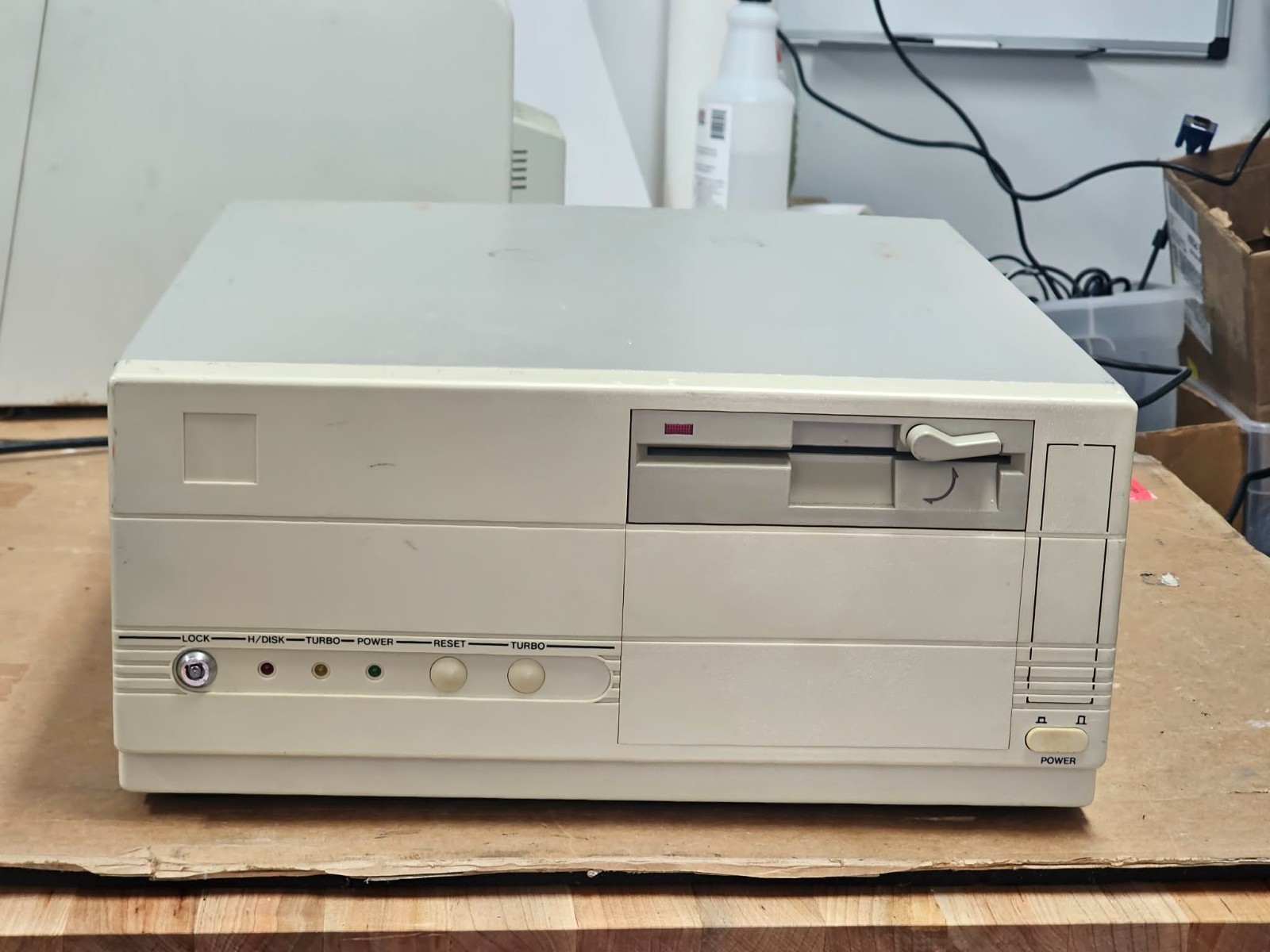 Vintage PC: SBC single board computer ISA 286 w/IIT 287 1.2 and 1.44 Floppy + HD