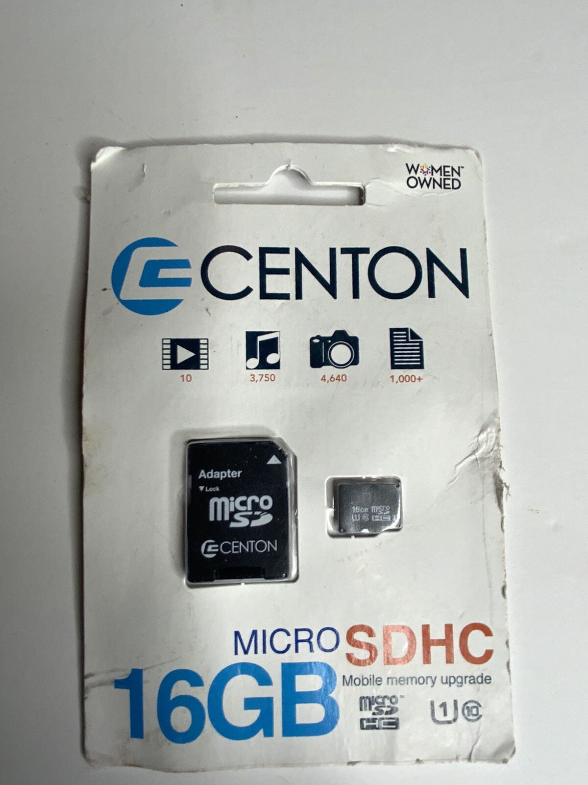 Centon Micro SD Cards Class 10 16GB S1MSDHU116G New