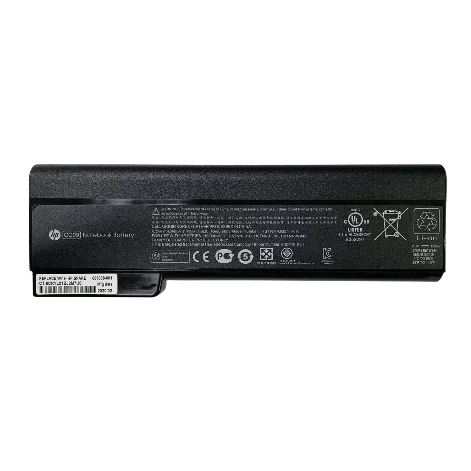 Original 100Wh CC09 For HP EliteBook 8460w 8470p 8470w 8560p 8570p 8760p battery