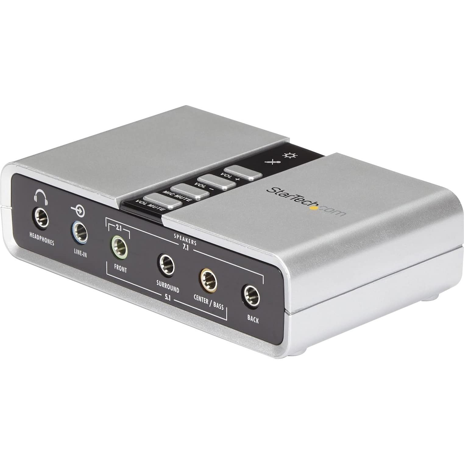 StarTech ICUSBAUDIO7D USB External Sound Card 7.1 Surround SPDIF 3.5mm PC Laptop