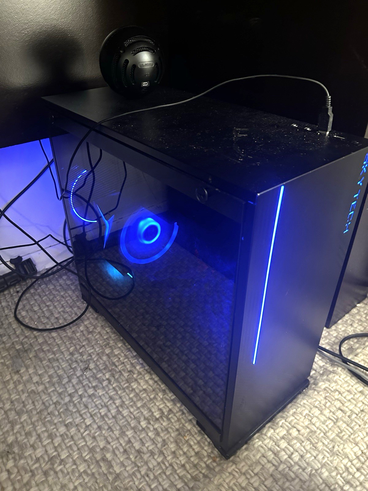 SkyTech Gaming Desktop Tower PC Black RGB Lighting NVIDIA GeForce RTX 16 GB ram 