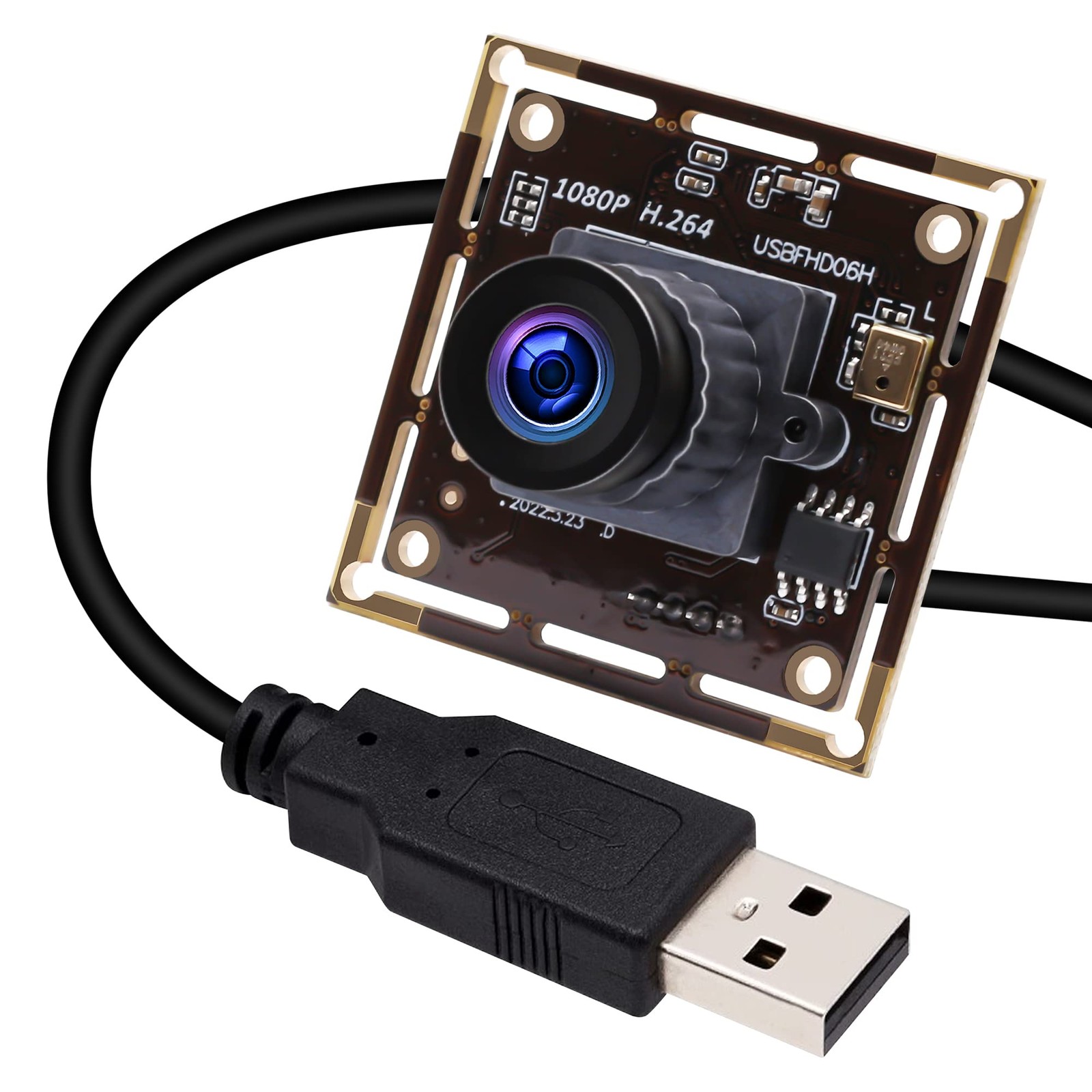 USB Low Light 2MP 1080P Sony IMX323 USB Module with Microphone,2.1mm Wide Ang...