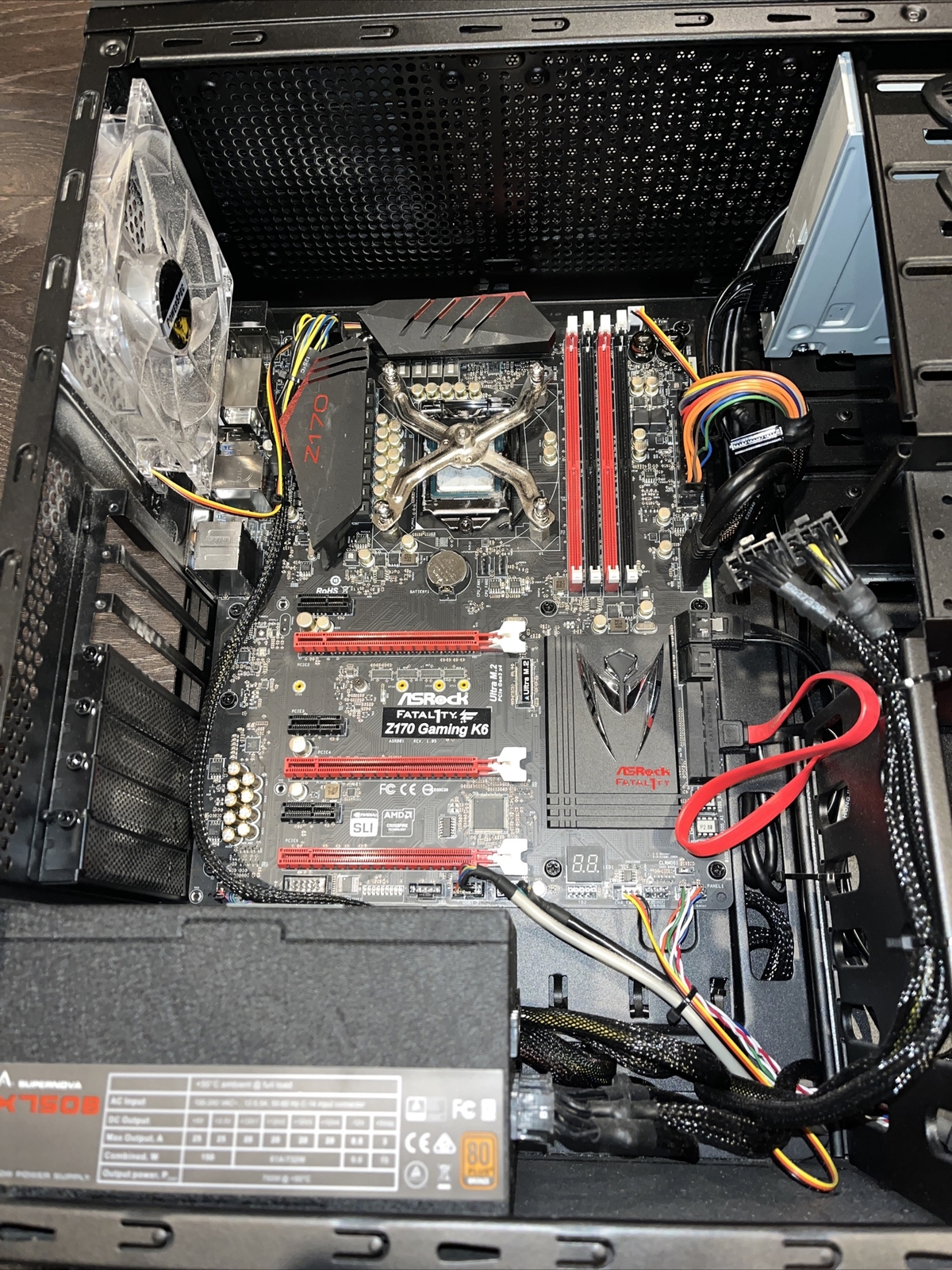 PowerSpec G41B Case PC Build - Not Complete Asrock Fatality Motherboard