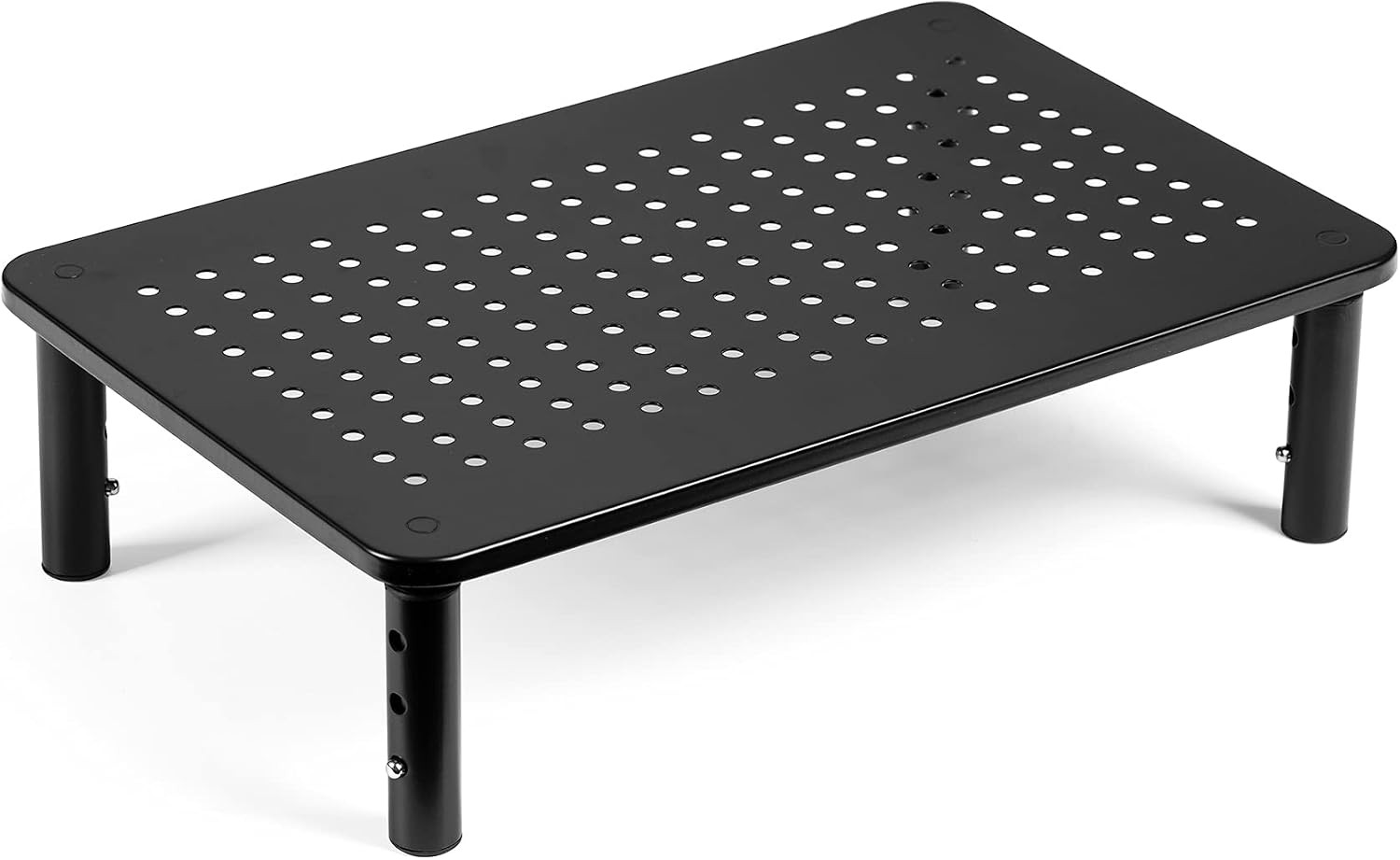 Monitor Riser Desktop Stand, Flat Screen TV Monitor Stand Riser, Sturdy Metal La