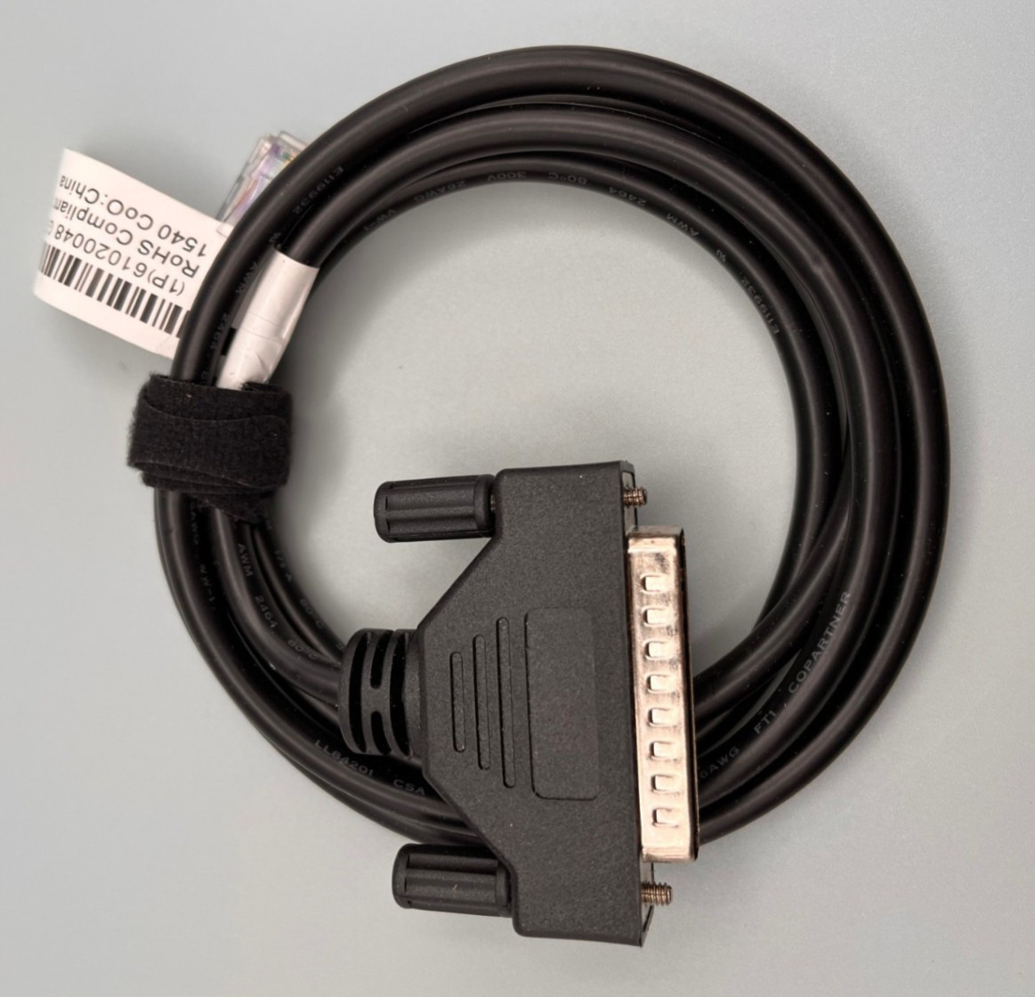 DIGI INTERNATIONAL 76000195 DIGI 48" RJ-45/DB-25M STRAIGHT CABLE 